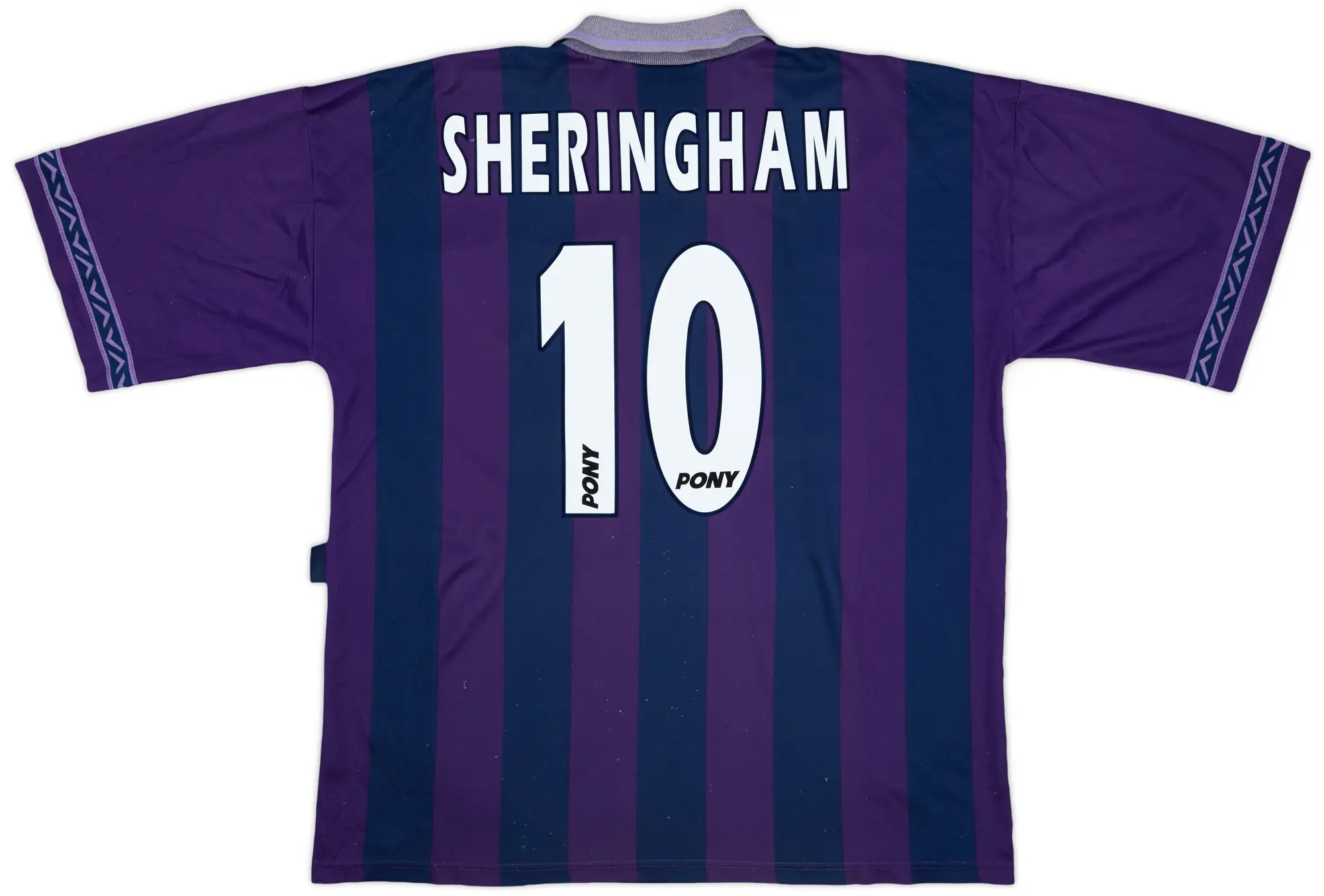 1995-97 Tottenham Away Shirt Sheringham #10 - 6/10 - (XXL)