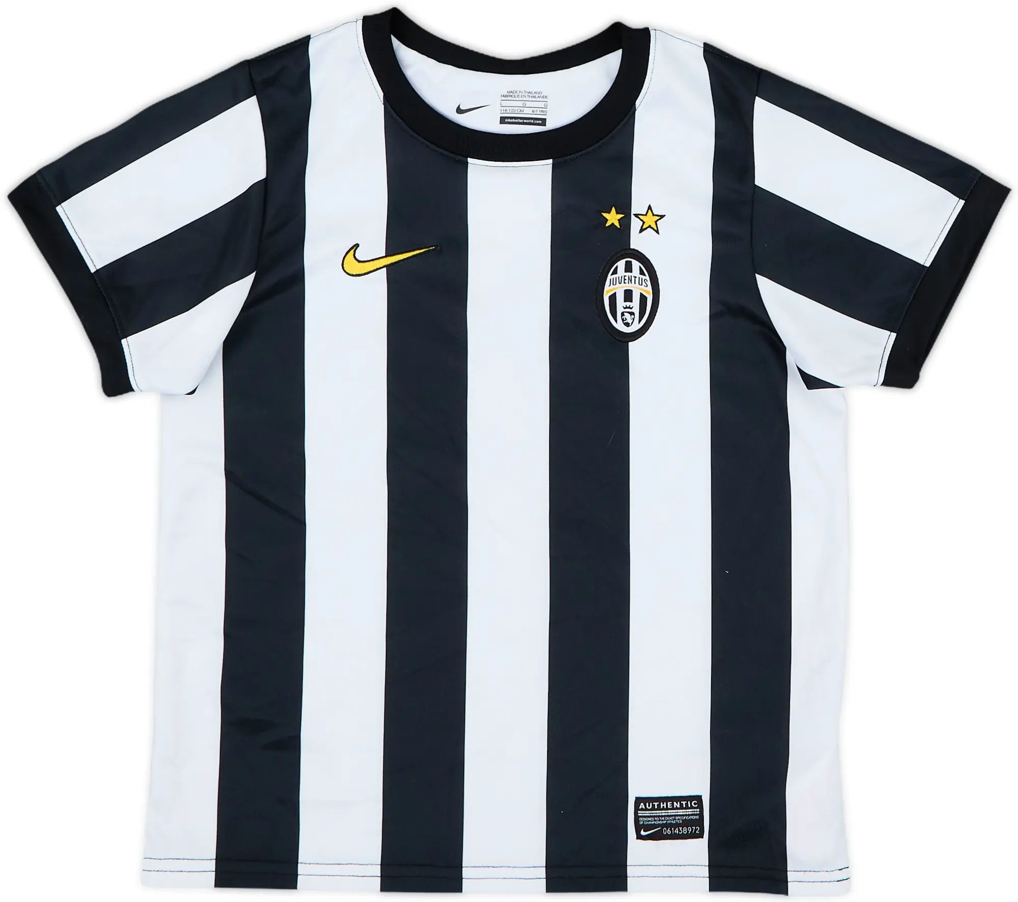 2012-13 Juventus Home Shirt - 10/10 - (6-7 Years)
