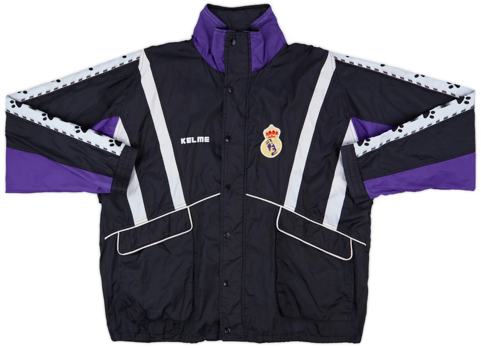 1997-98 Real Madrid Kelme Hooded Rain Jacket - 5/10 - (L)