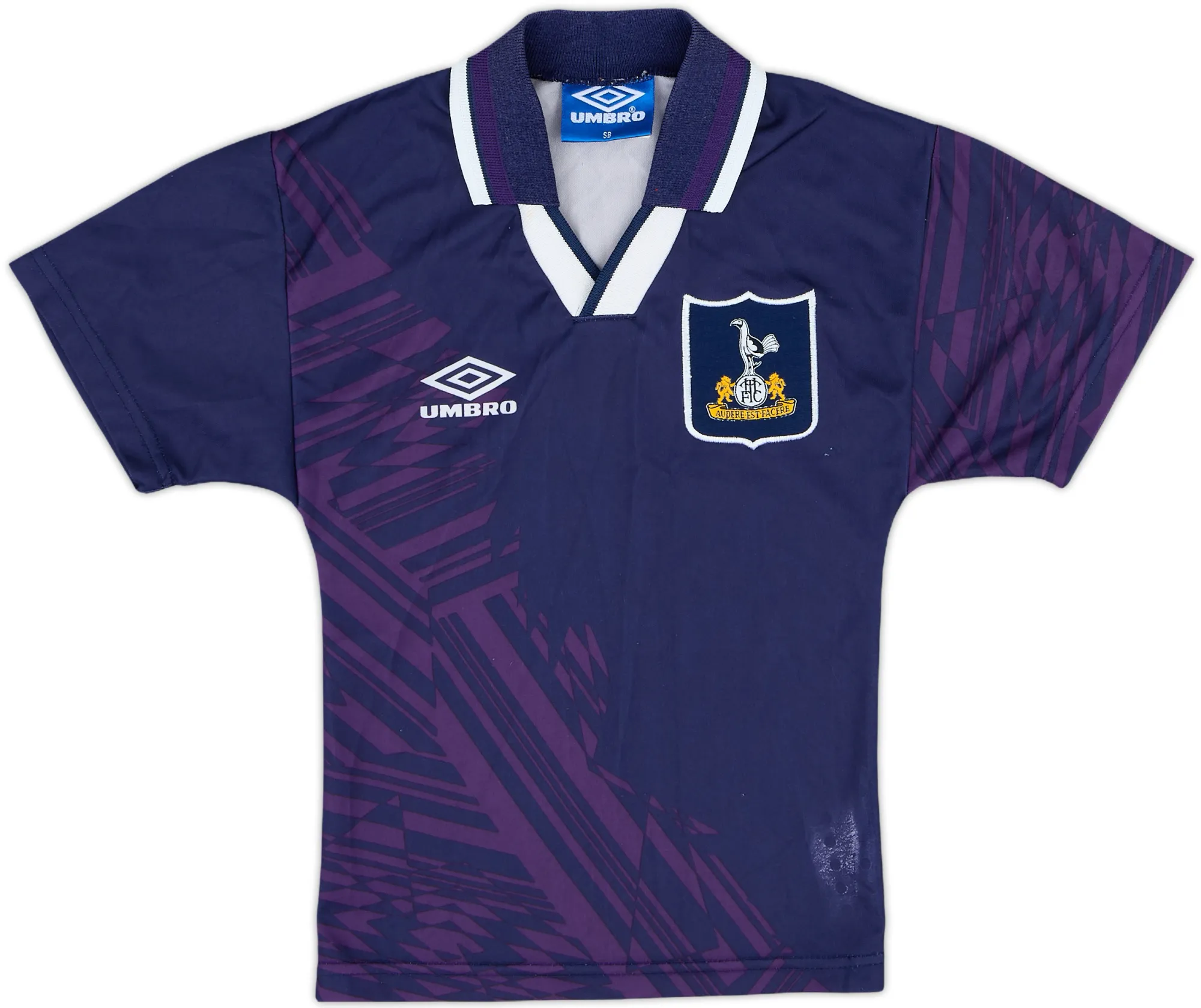 Umbro Tottenham Hotspur Boys SS Away Shirt 1994/95
