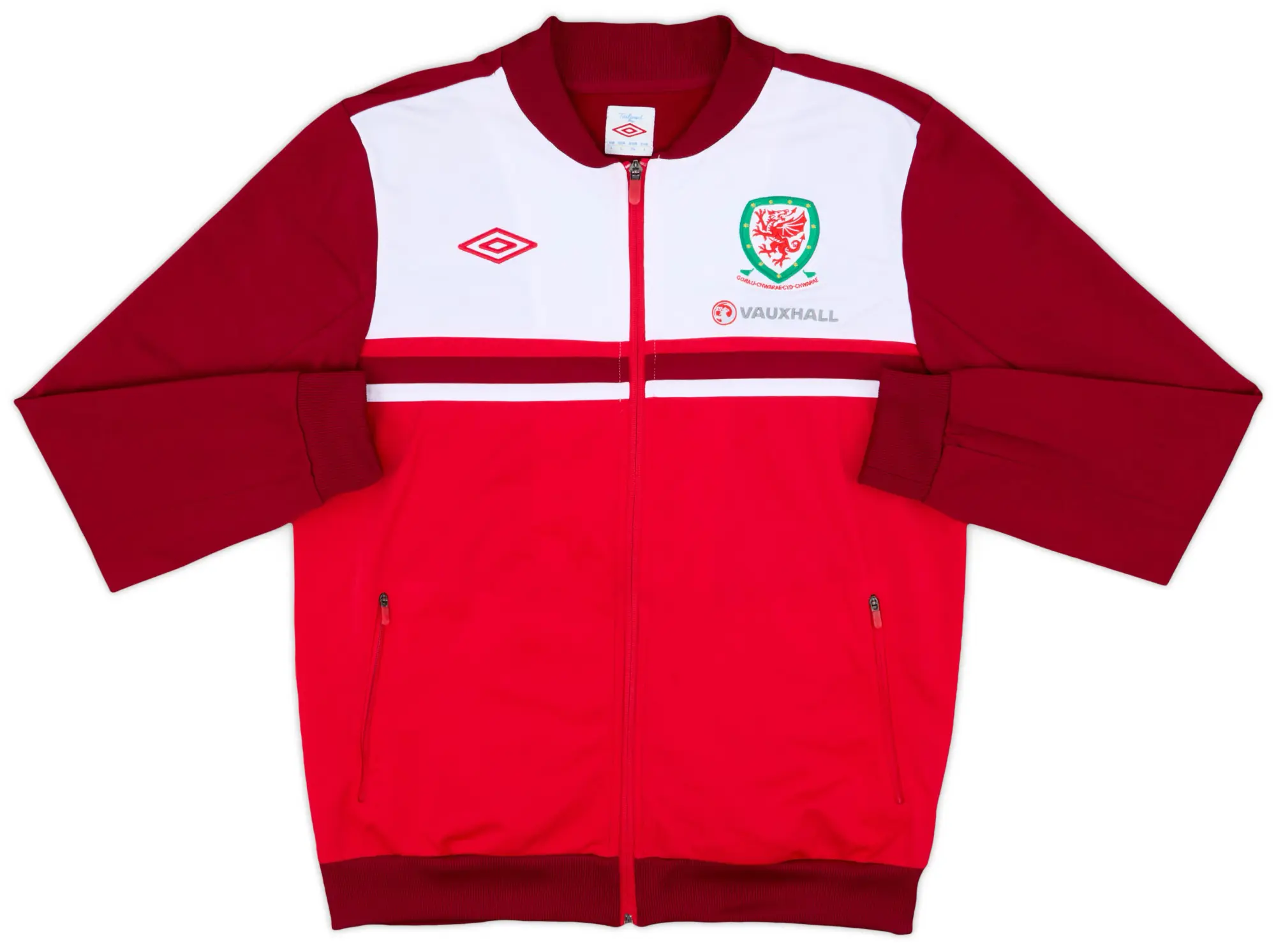 2012-13 Wales Umbro Track Jacket - 8/10 - (L)