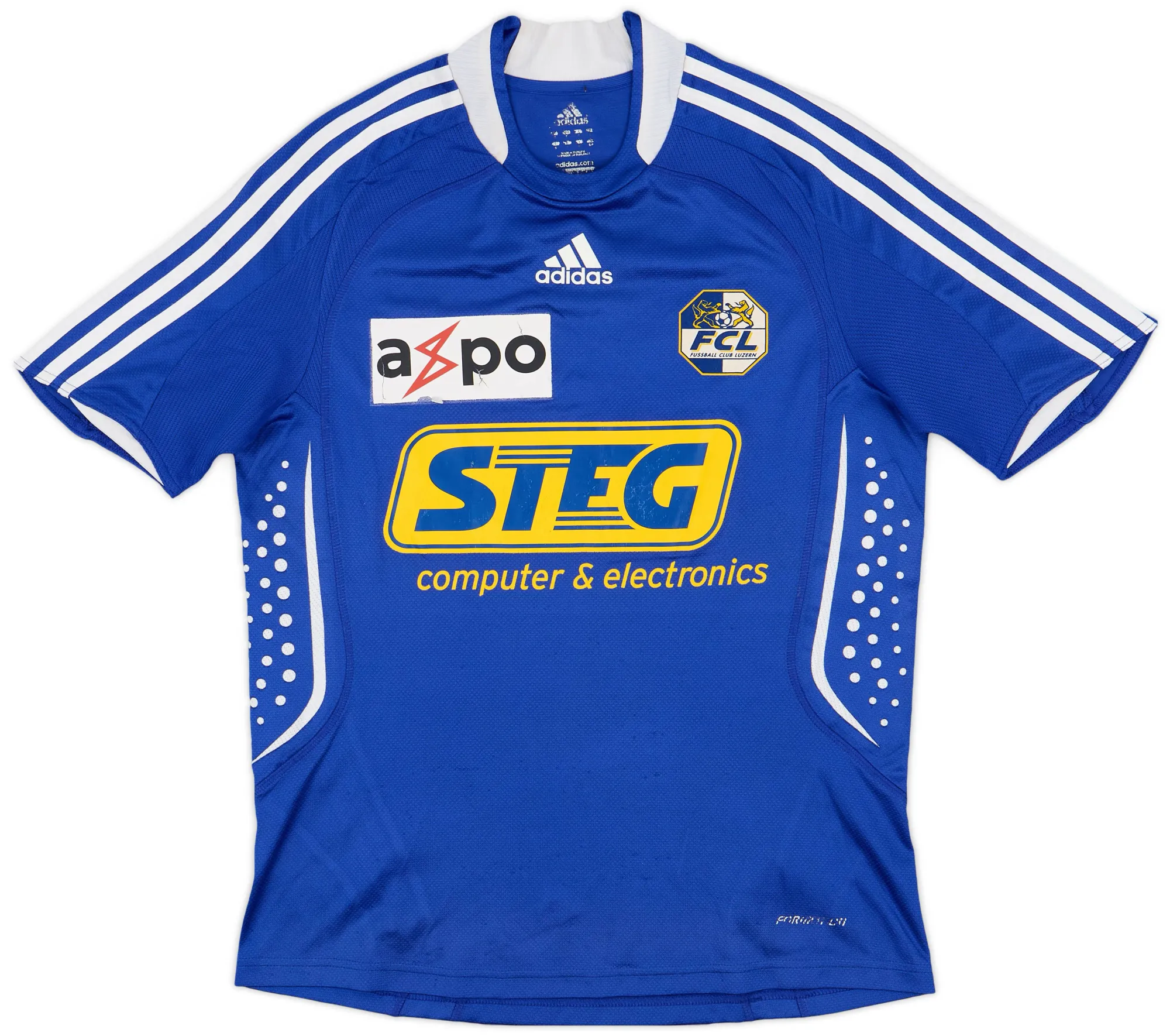 adidas Luzern Mens SS Player Issue Home Shirt 2008/09