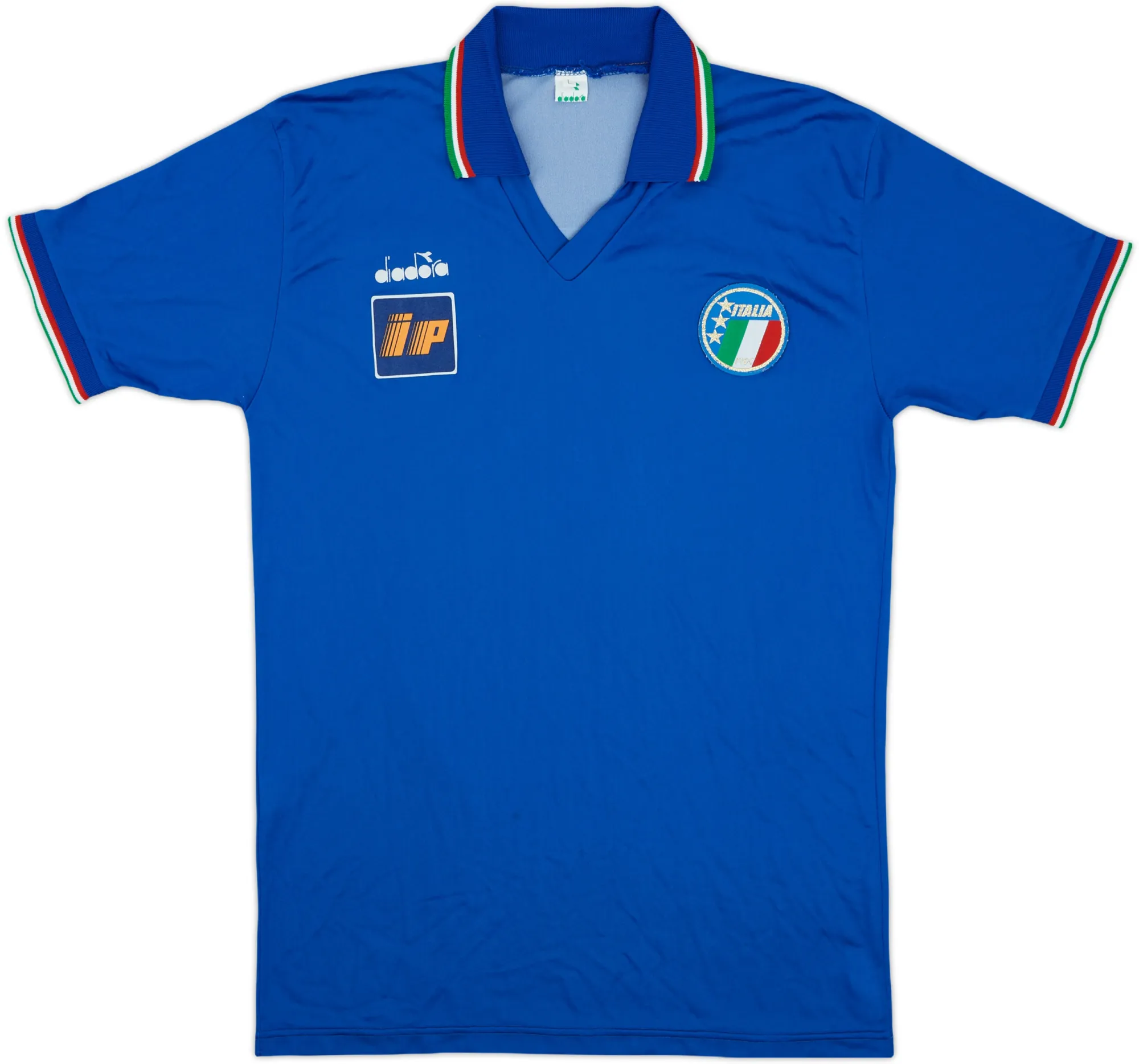 Diadora Italy Mens SS Home Shirt 1986