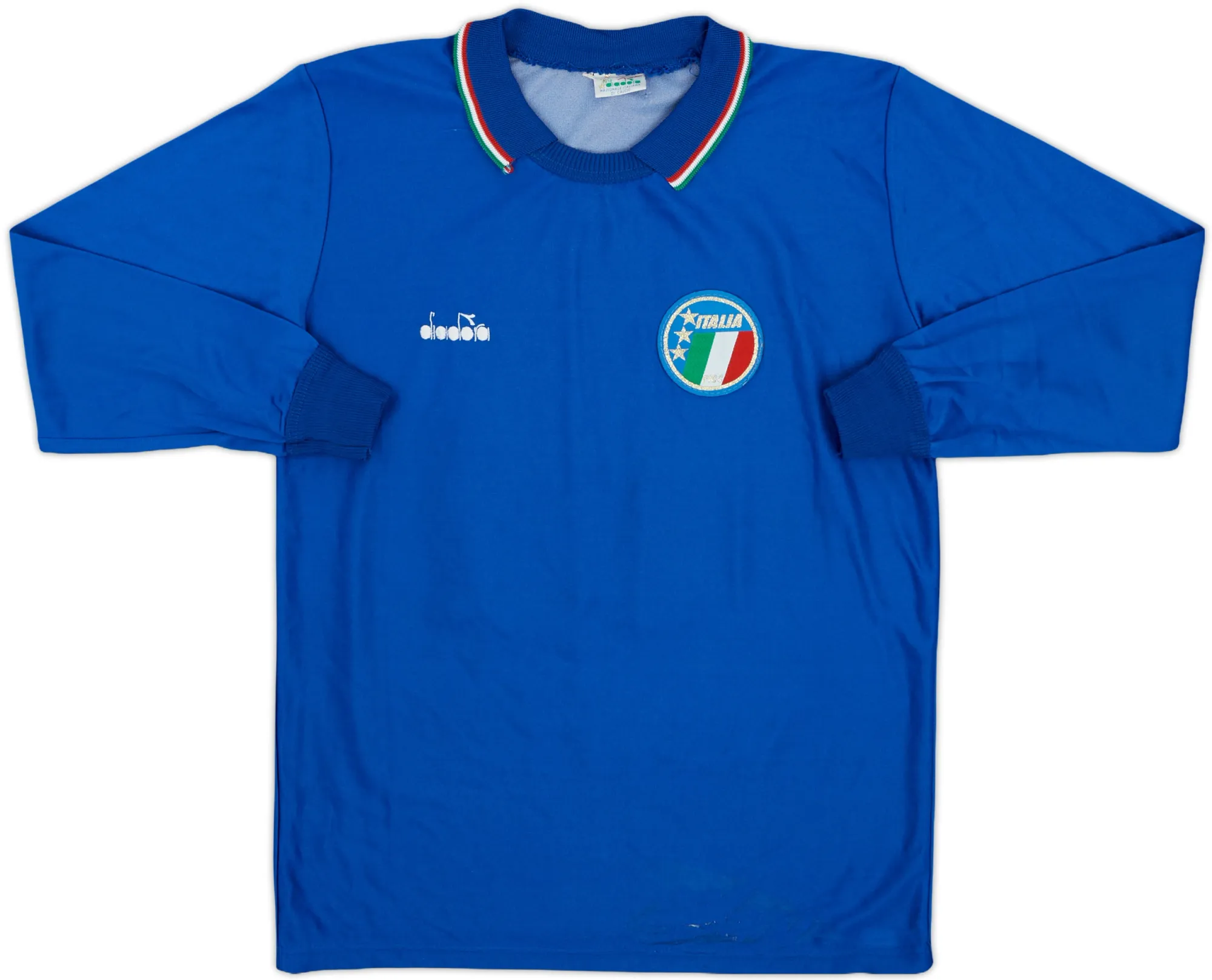 Diadora Italy Mens LS Home Shirt 1986