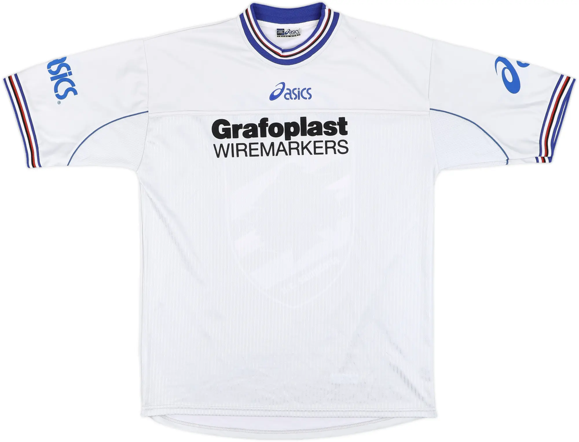 2001-02 Sampdoria Asics Training Shirt - 8/10 - (XL)