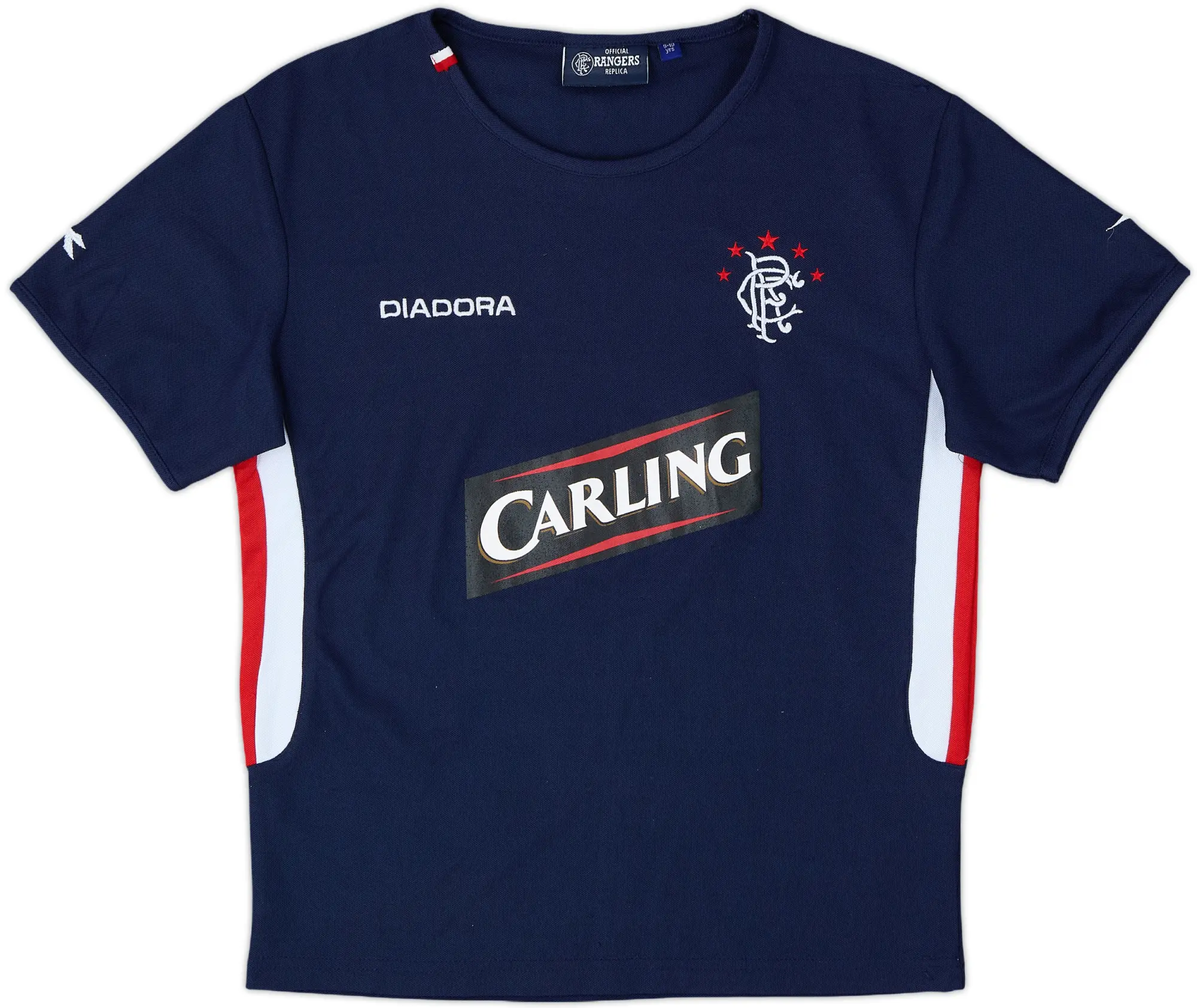 Diadora Rangers Boys SS Home Shirt 2003/05