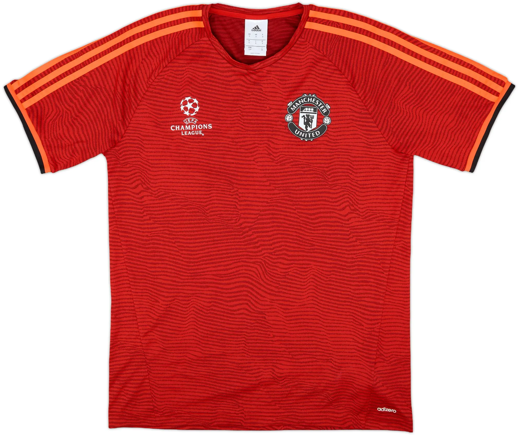 2015-16 Manchester United adidas CL Training Shirt - 9/10 - (S)