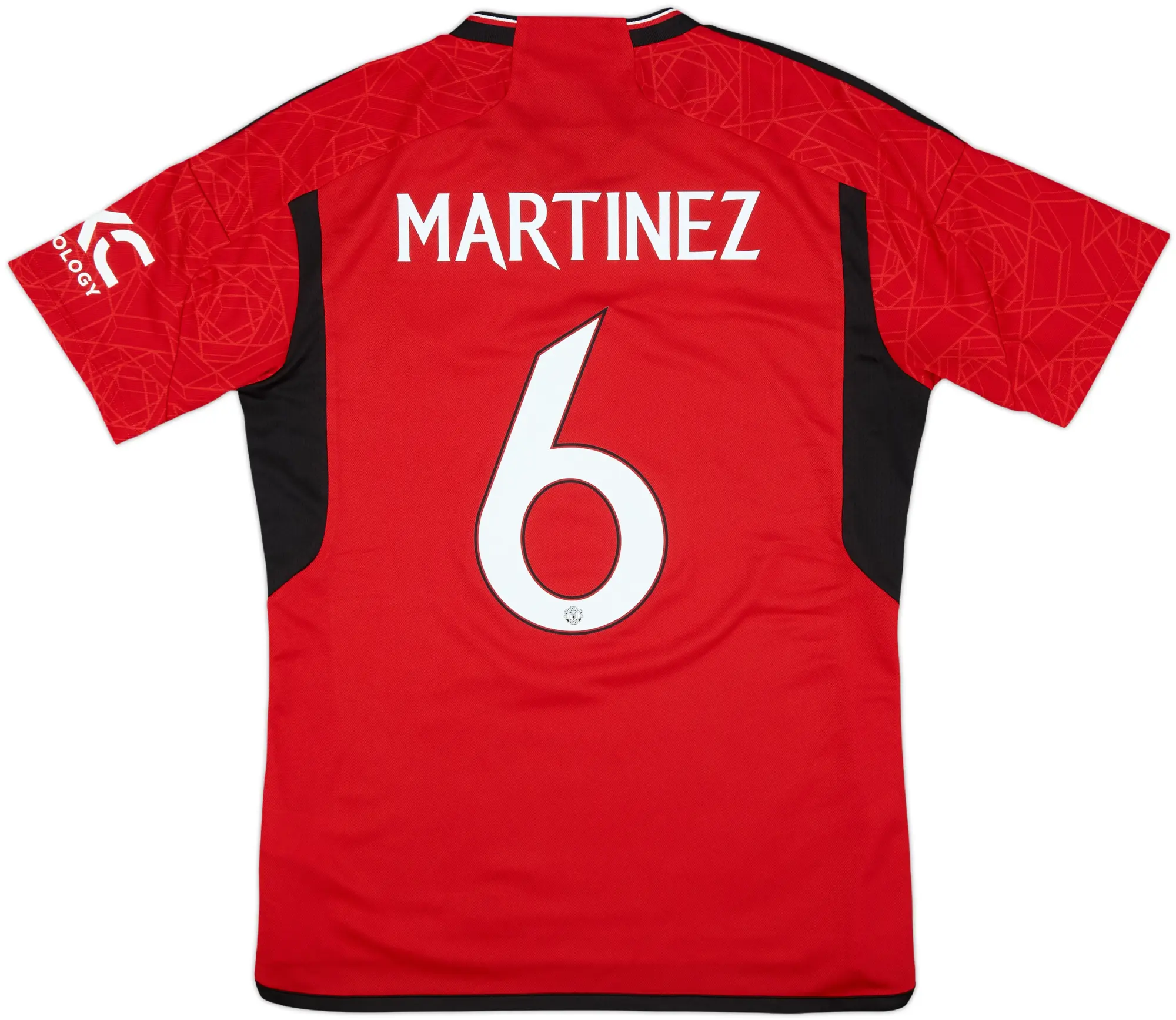 2023-24 Manchester United Home Shirt Martinez #6 - 10/10 - (M)