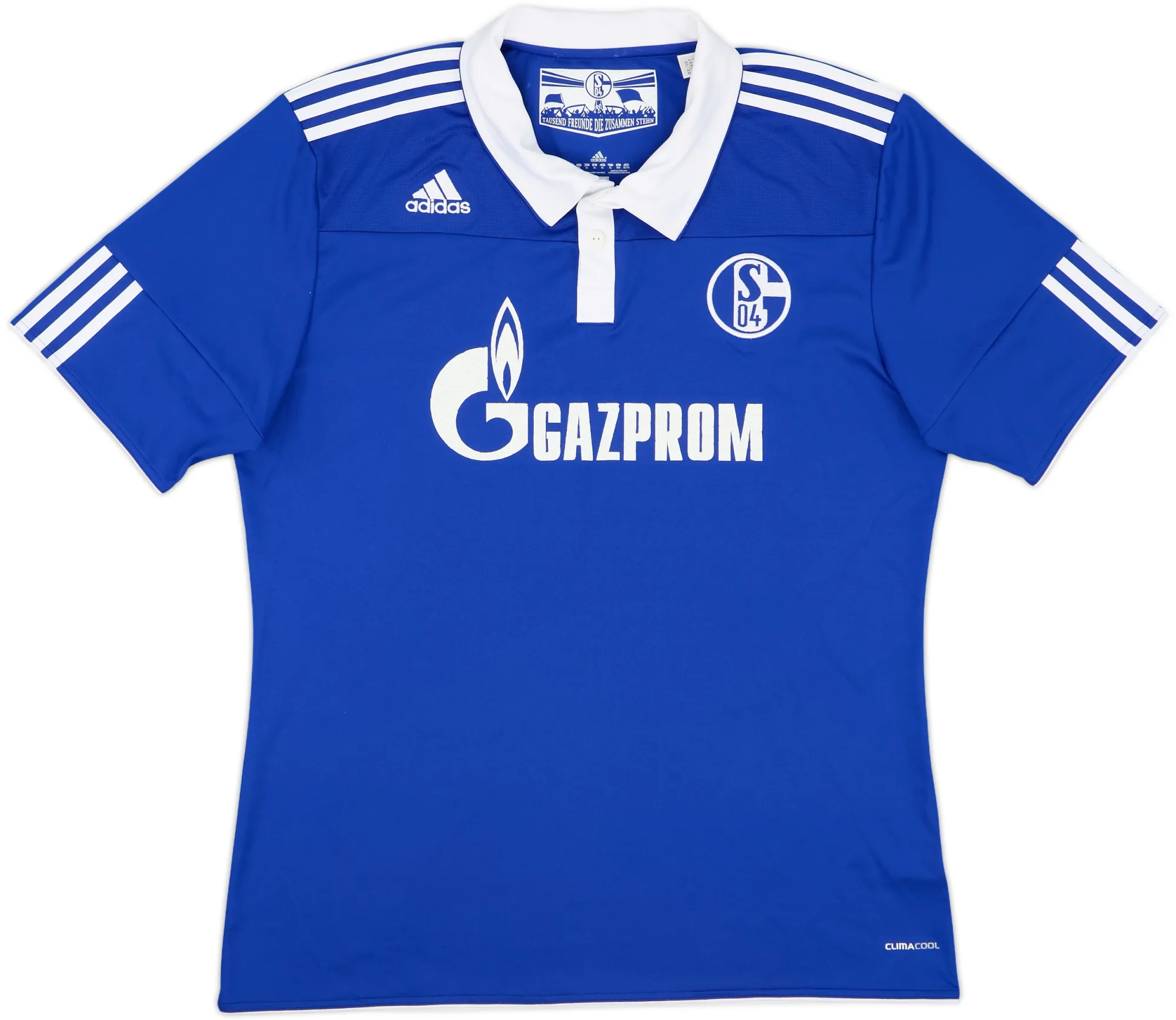 adidas Schalke 04 Mens SS Home Shirt 2010/12