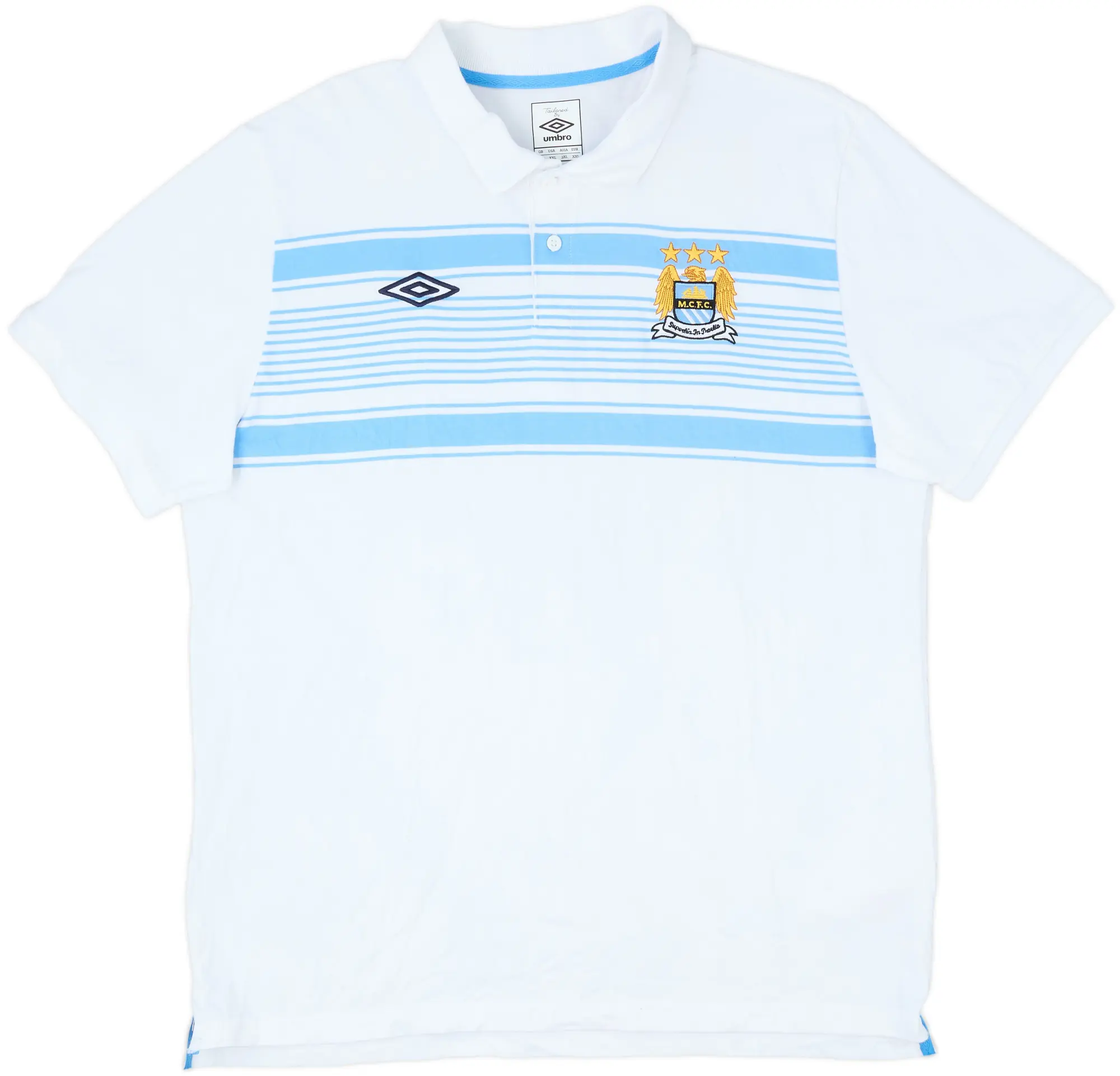 2010-11 Manchester City Umbro Polo Shirt - 8/10 - (XXL)
