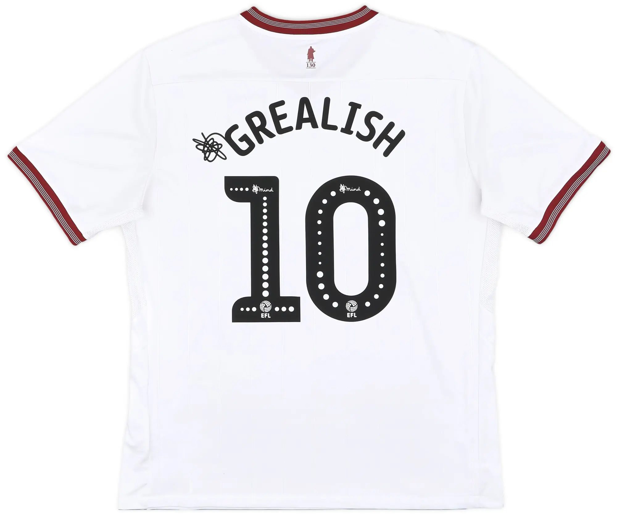 2018-19 Aston Villa Away Shirt Grealish #10 - 6/10 - (XL)