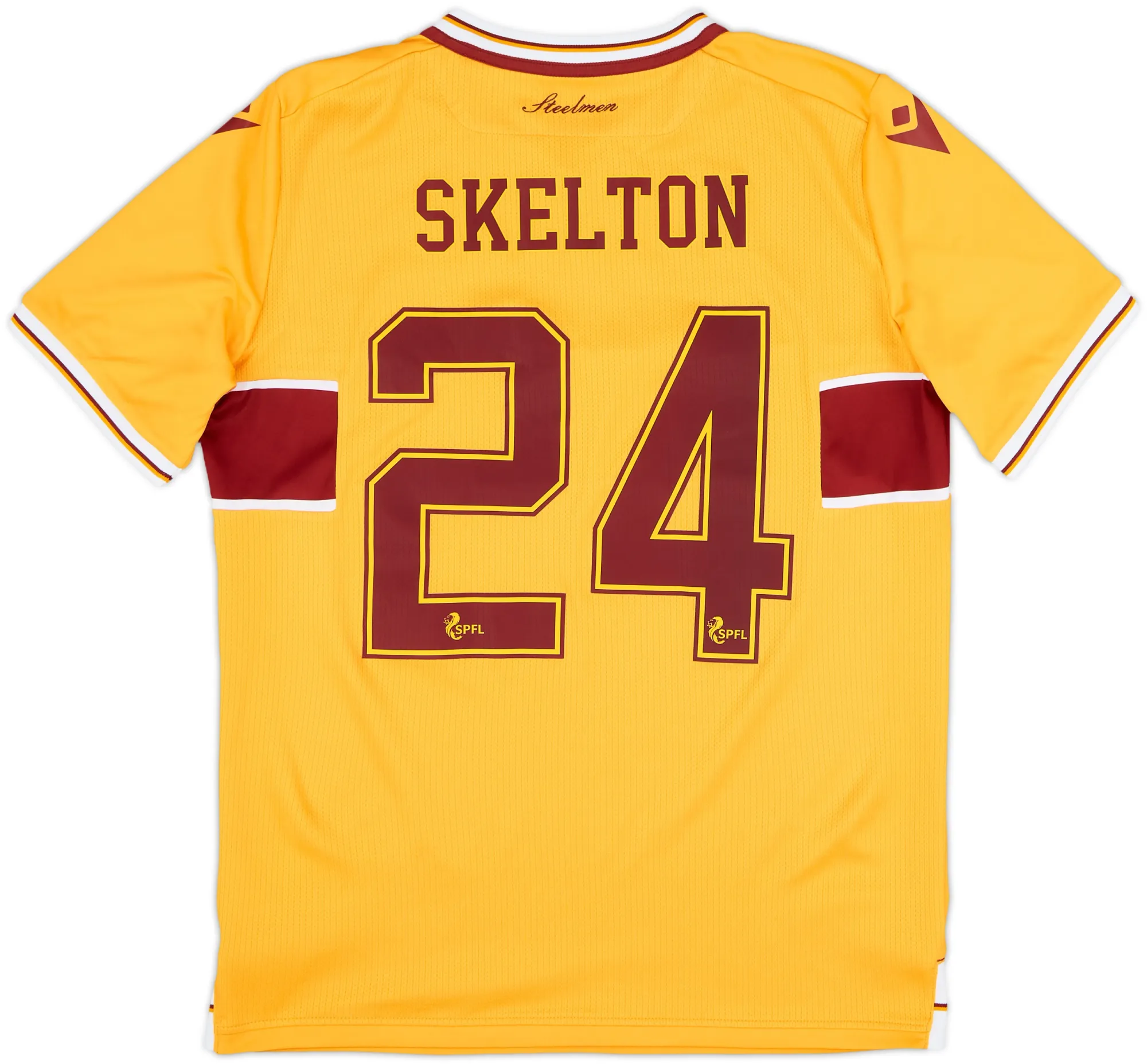 Macron Motherwell Adults SS Home Shirt 2021/22