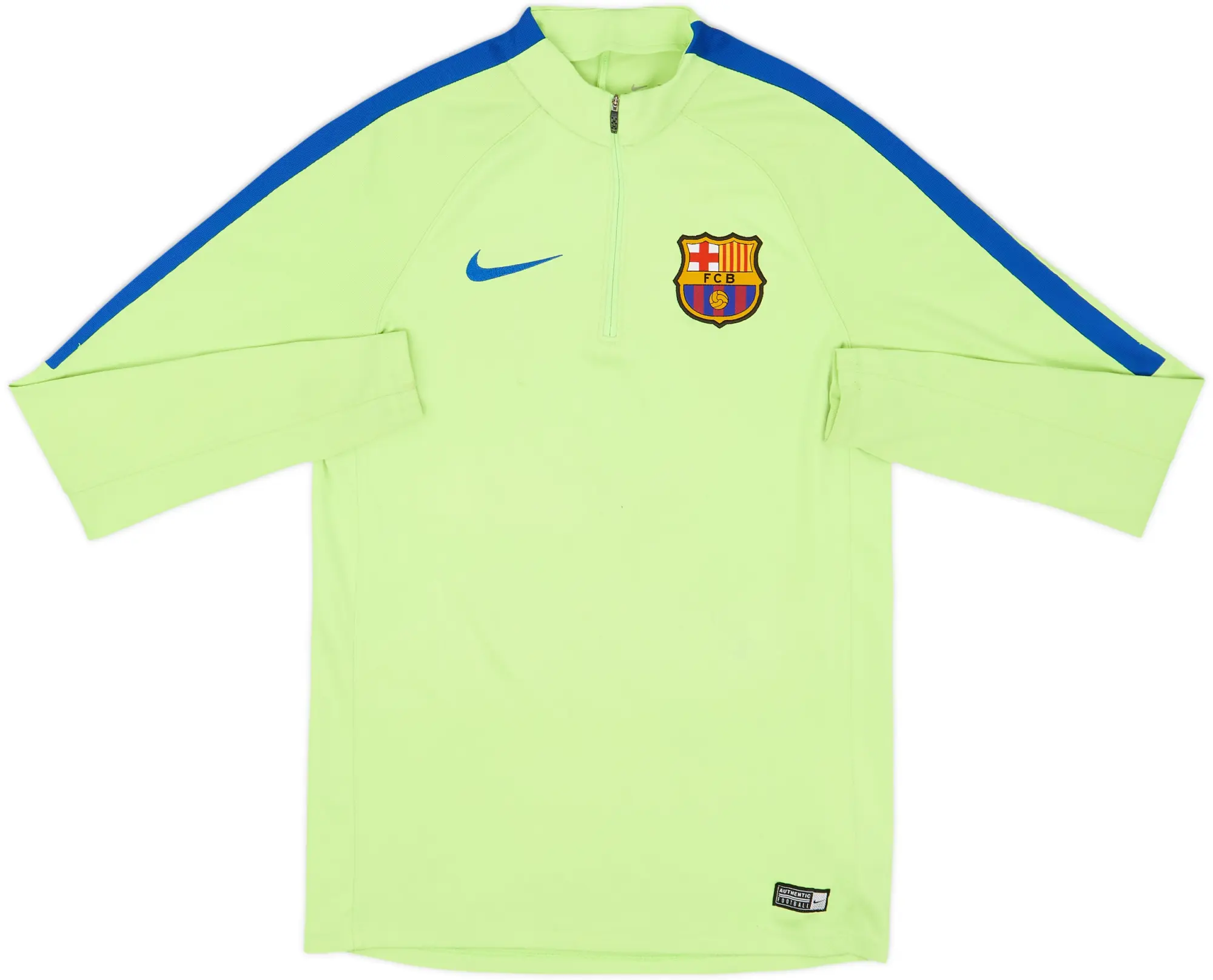2017-18 Barcelona Nike 1/4 Zip Training Top - 5/10 - (S)