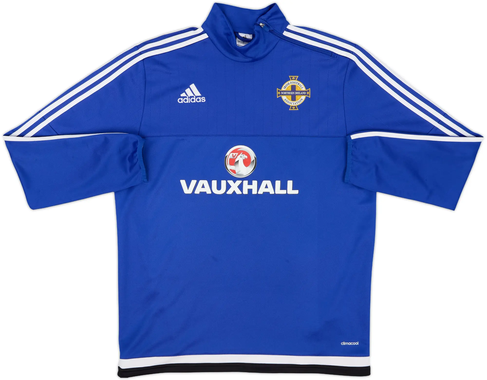 2015-16 Northern Ireland adidas 1/4 Zip Drill Top - 7/10 - (L)