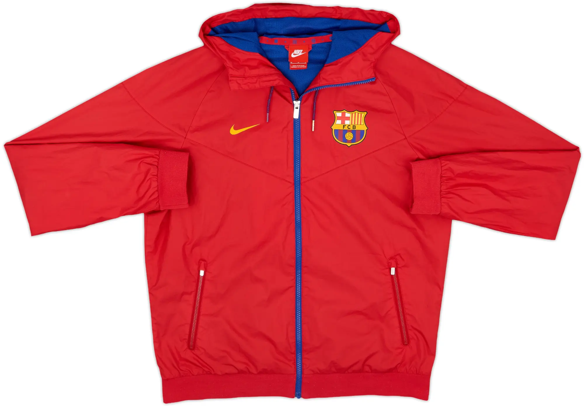 2016-17 Barcelona Nike Hooded Track Jacket - 8/10 - (M)