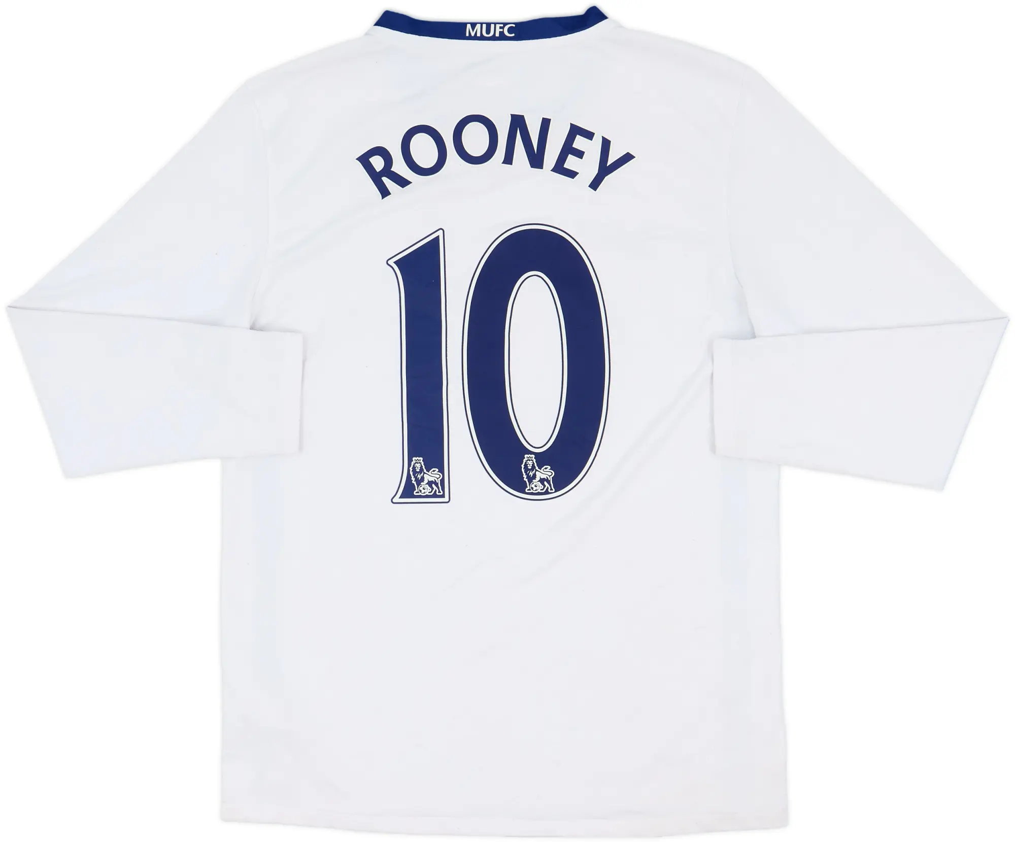 2008-10 Manchester United Away L/S Shirt Rooney #10 - 7/10 - (XL.Boys)