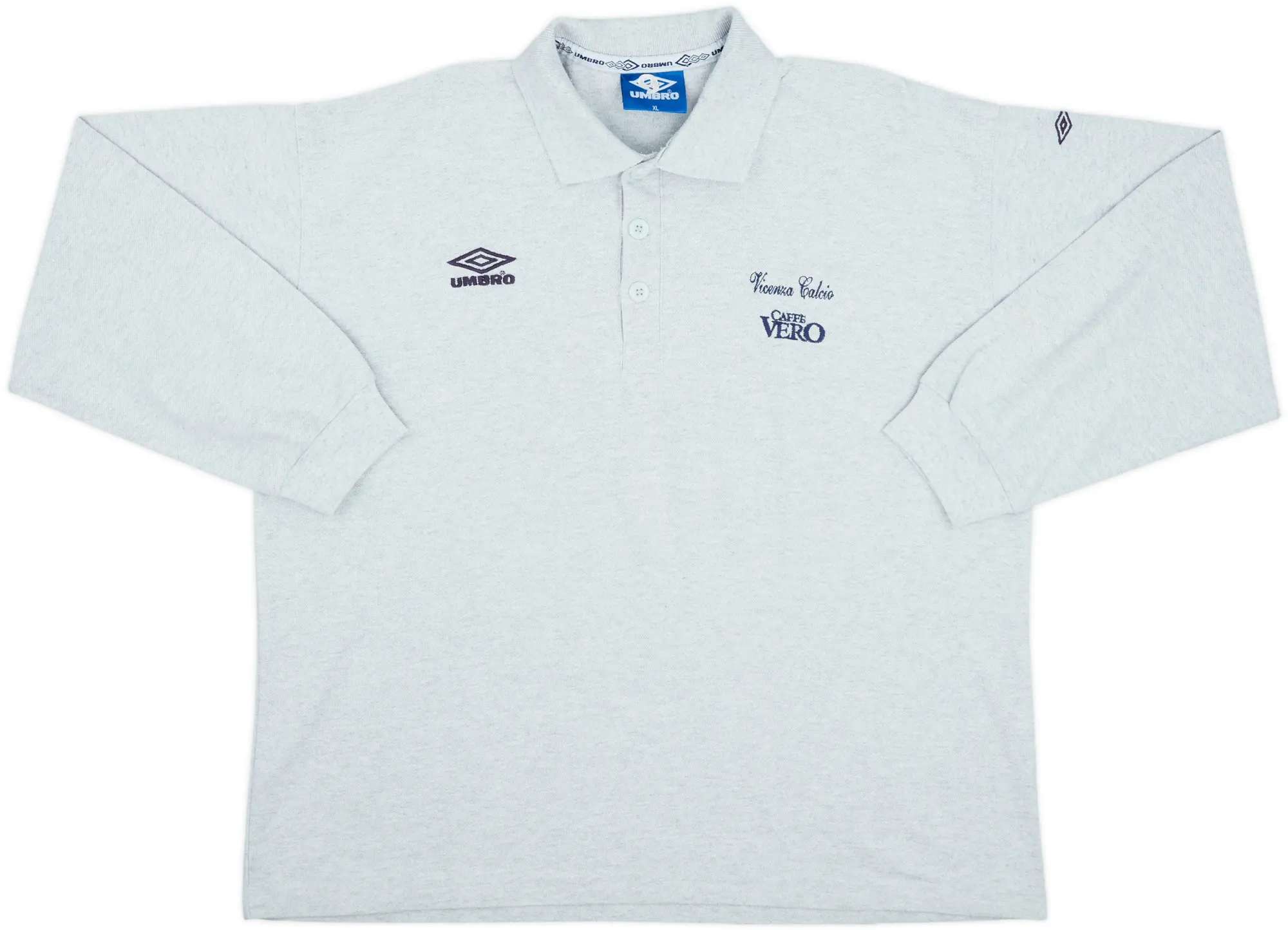 1999-00 Vicenza Umbro Polo L/S Shirt - 9/10 - (XL)