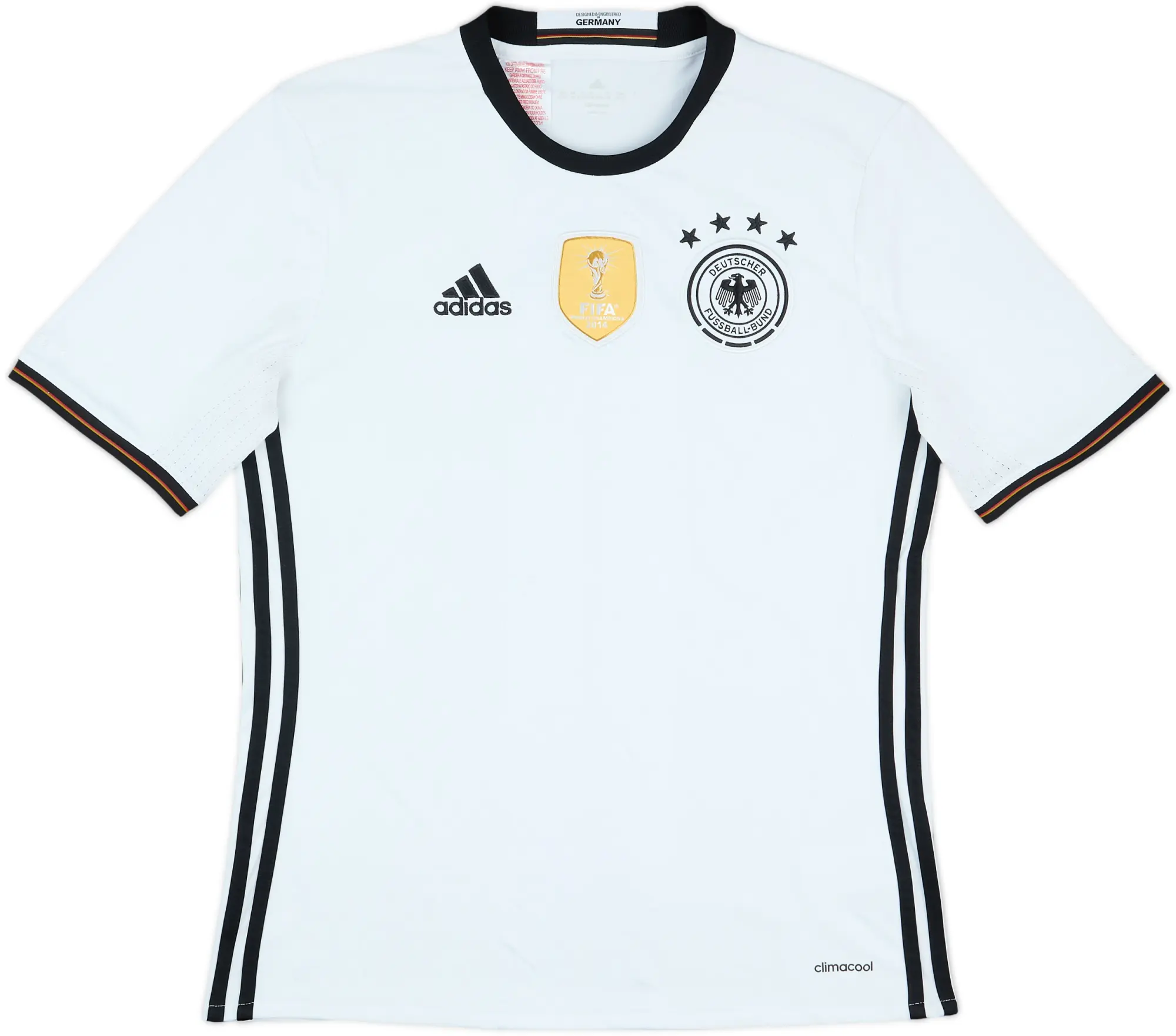 adidas Germany Boys SS Home Shirt 2016