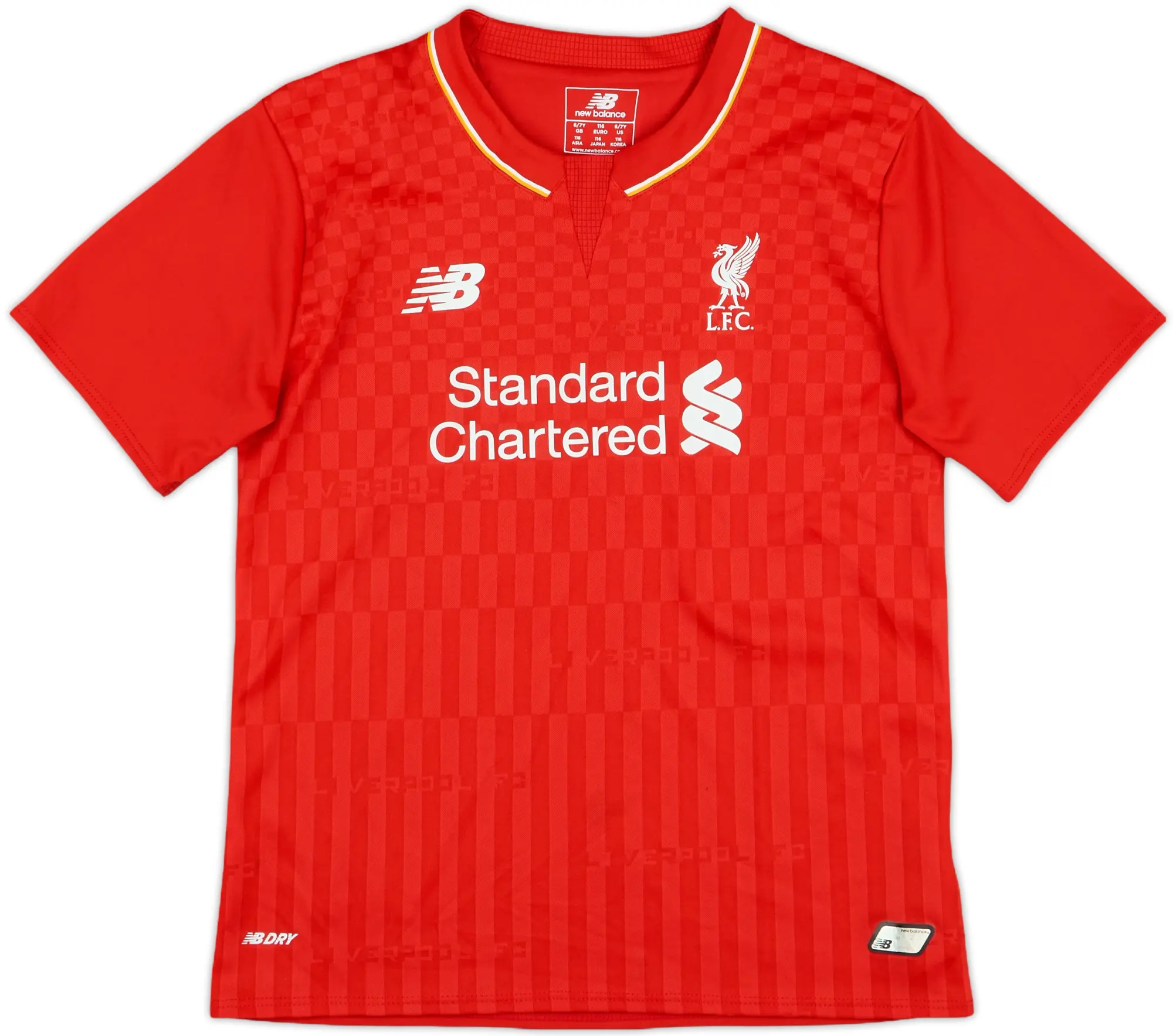 2015-16 Liverpool Home Shirt - 9/10 - (6-7 Years)
