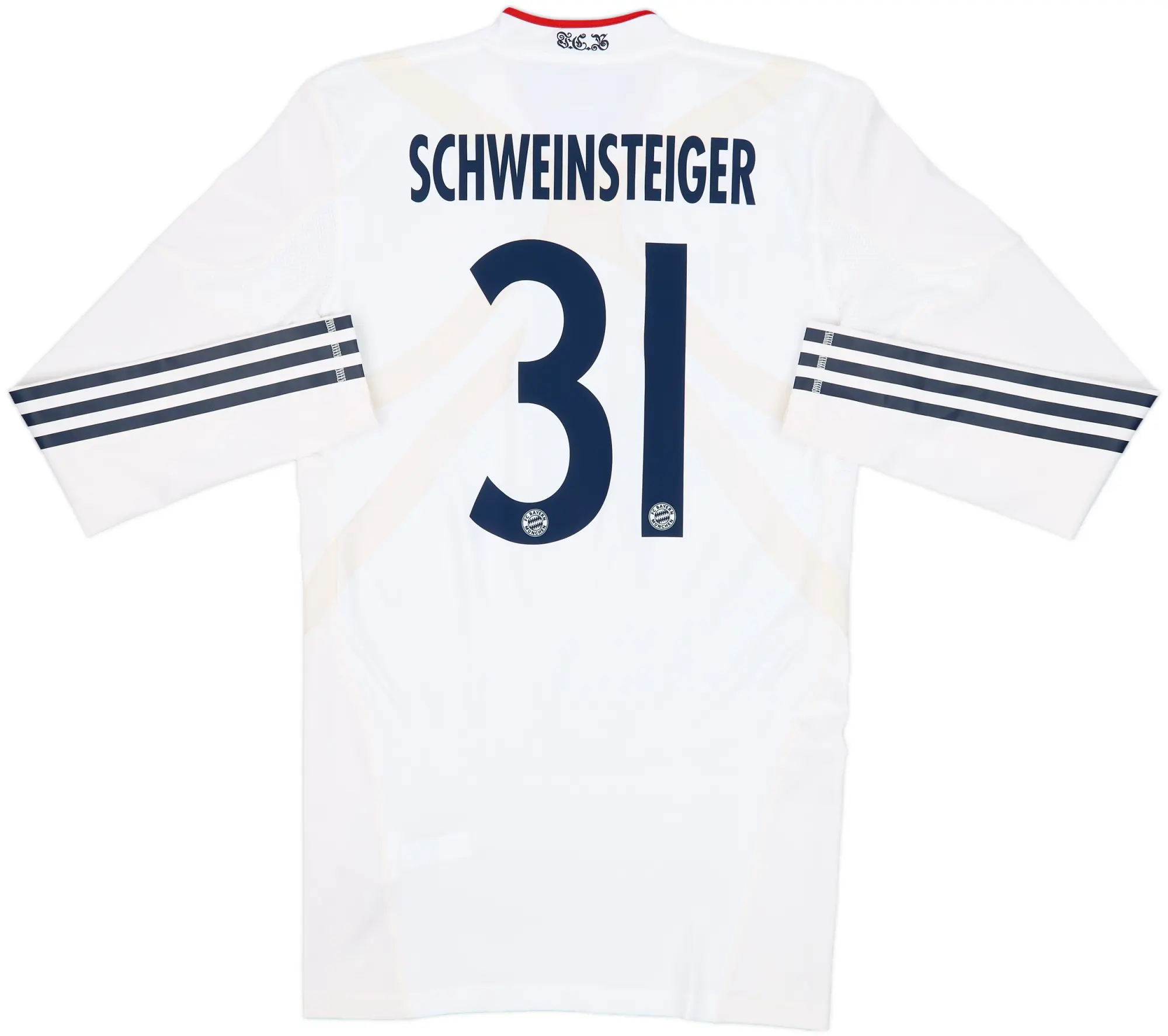 adidas Bayern Munich Mens LS Player Issue Away Shirt 2010/11