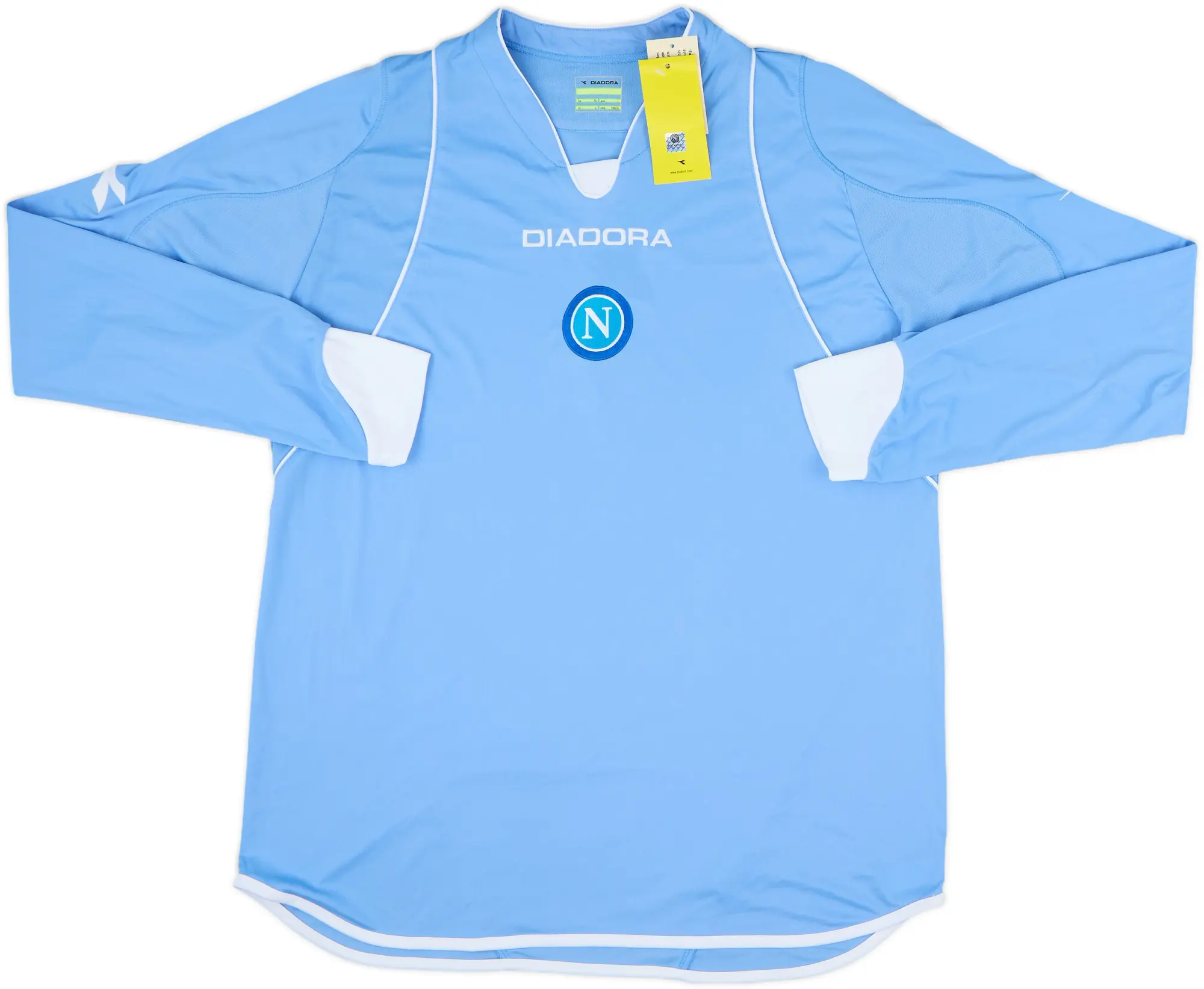 2007-08 Napoli Home L/S Shirt (L)