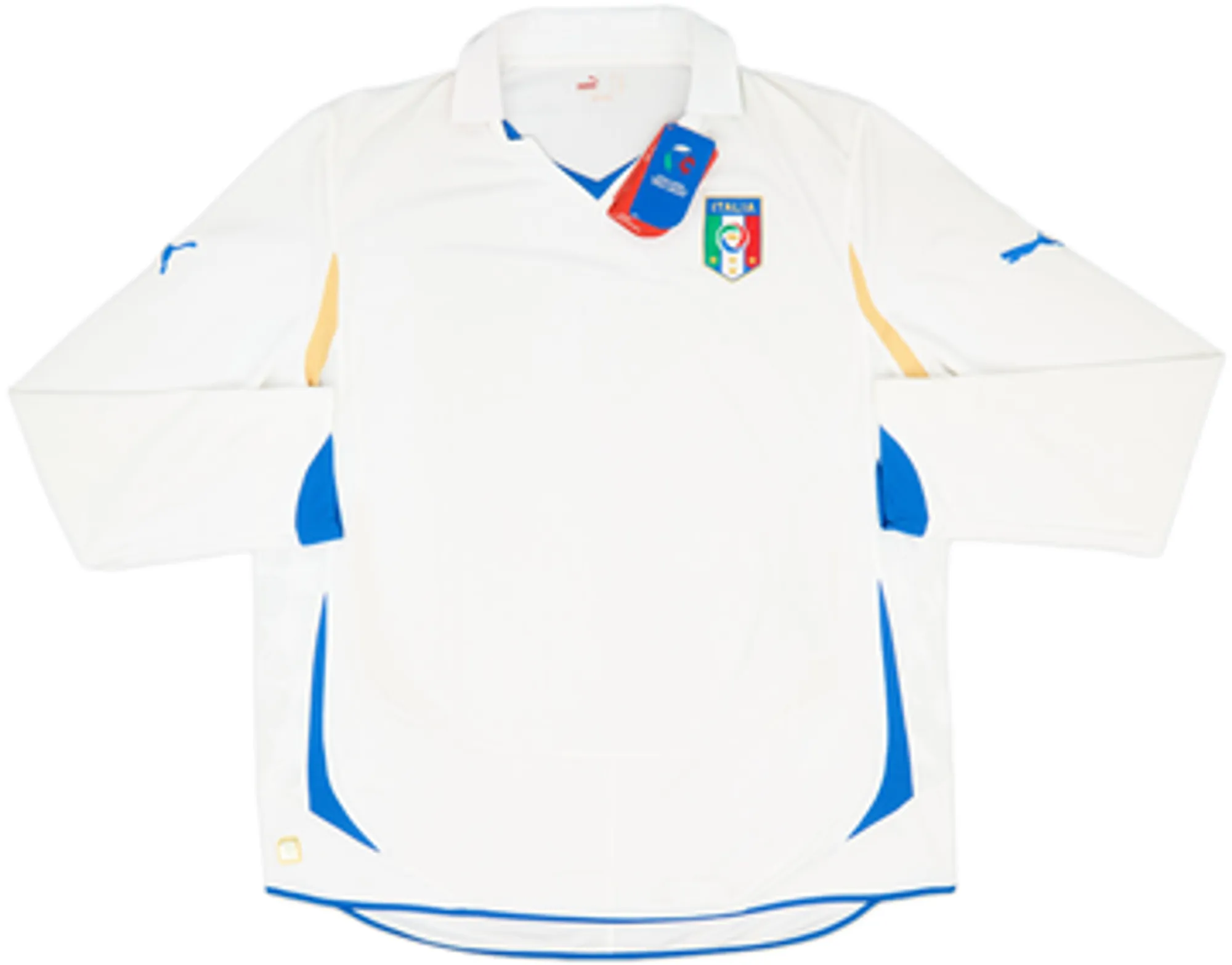 Puma Italy Mens LS Away Shirt 2010