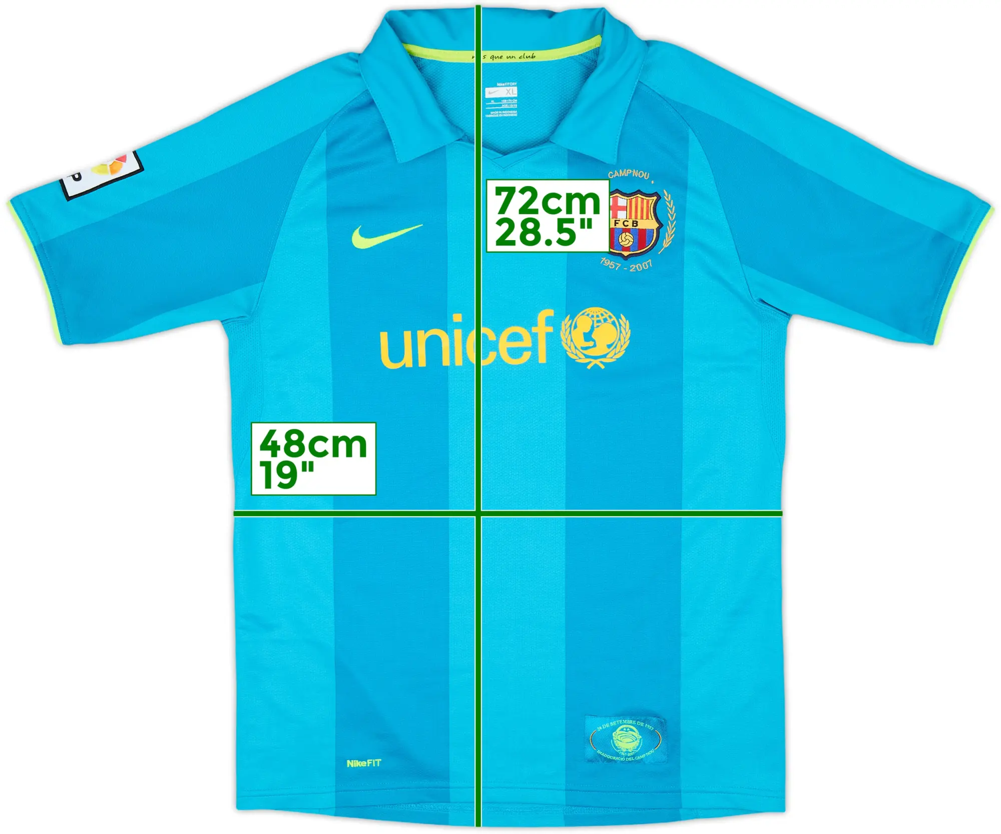 Nike Barcelona Boys SS Away Shirt 2007/09