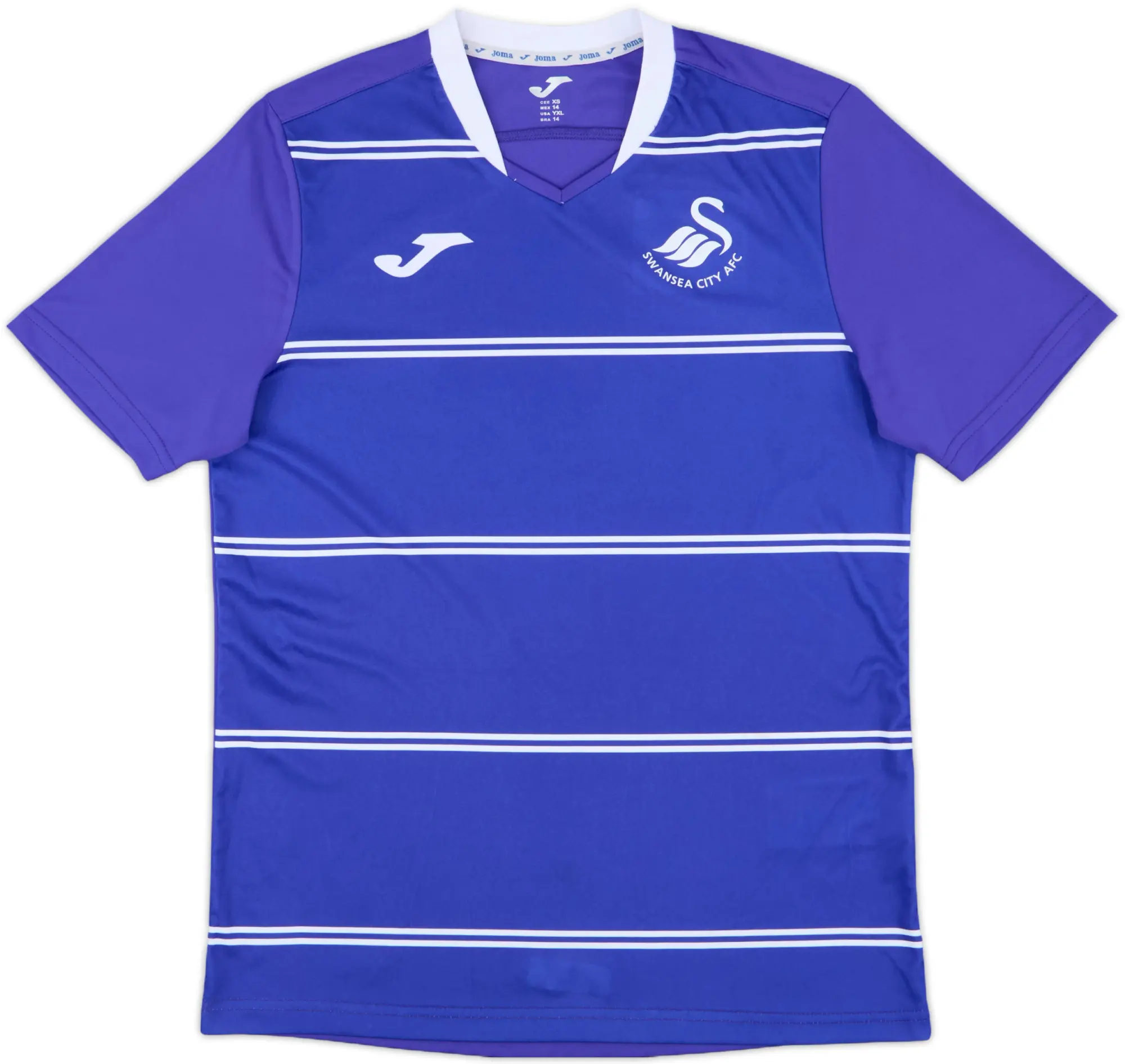 Joma Swansea City Boys SS Home Shirt 2017/18