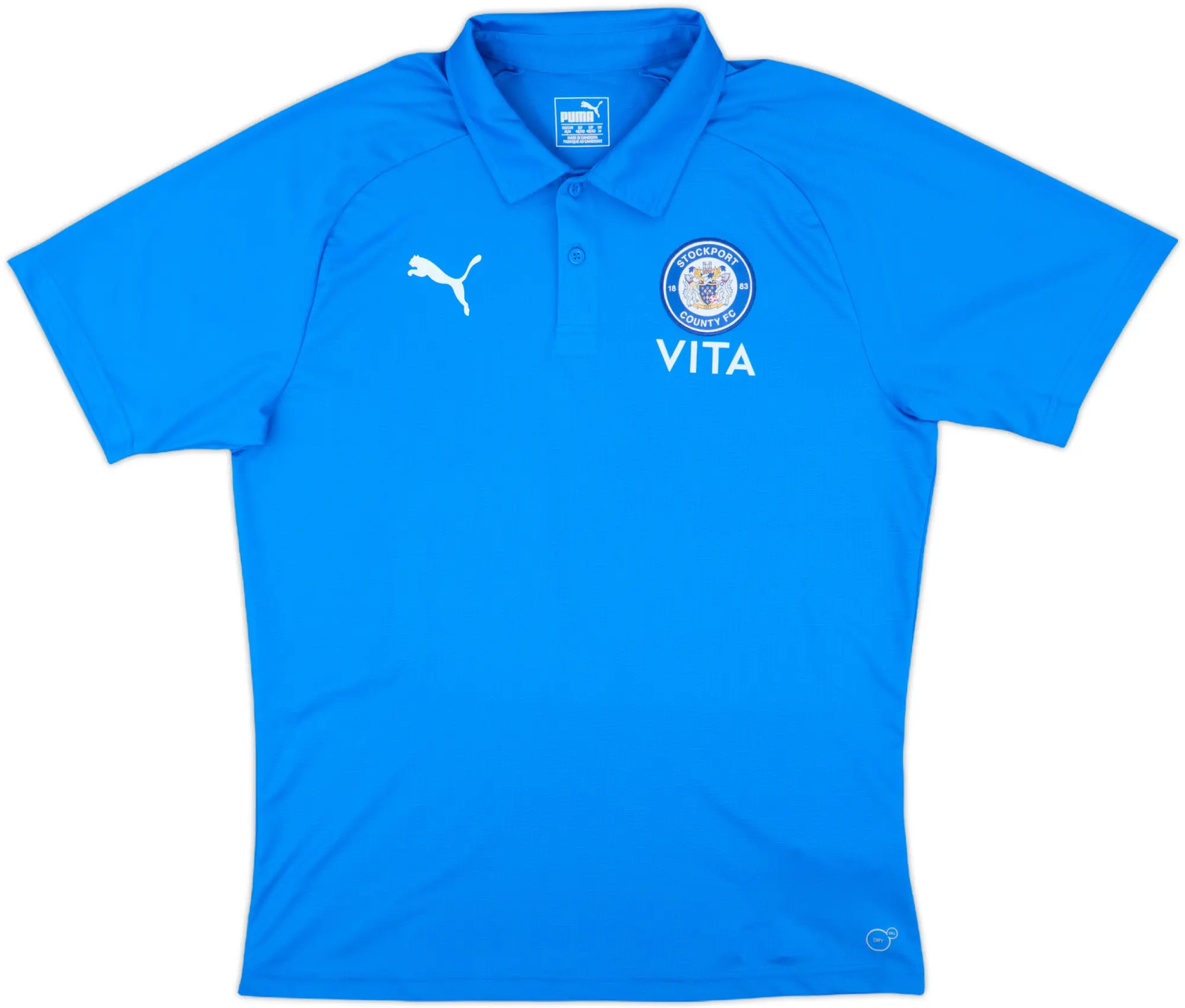 2021-22 Stockport County Puma Polo Shirt - 10/10 - (M)