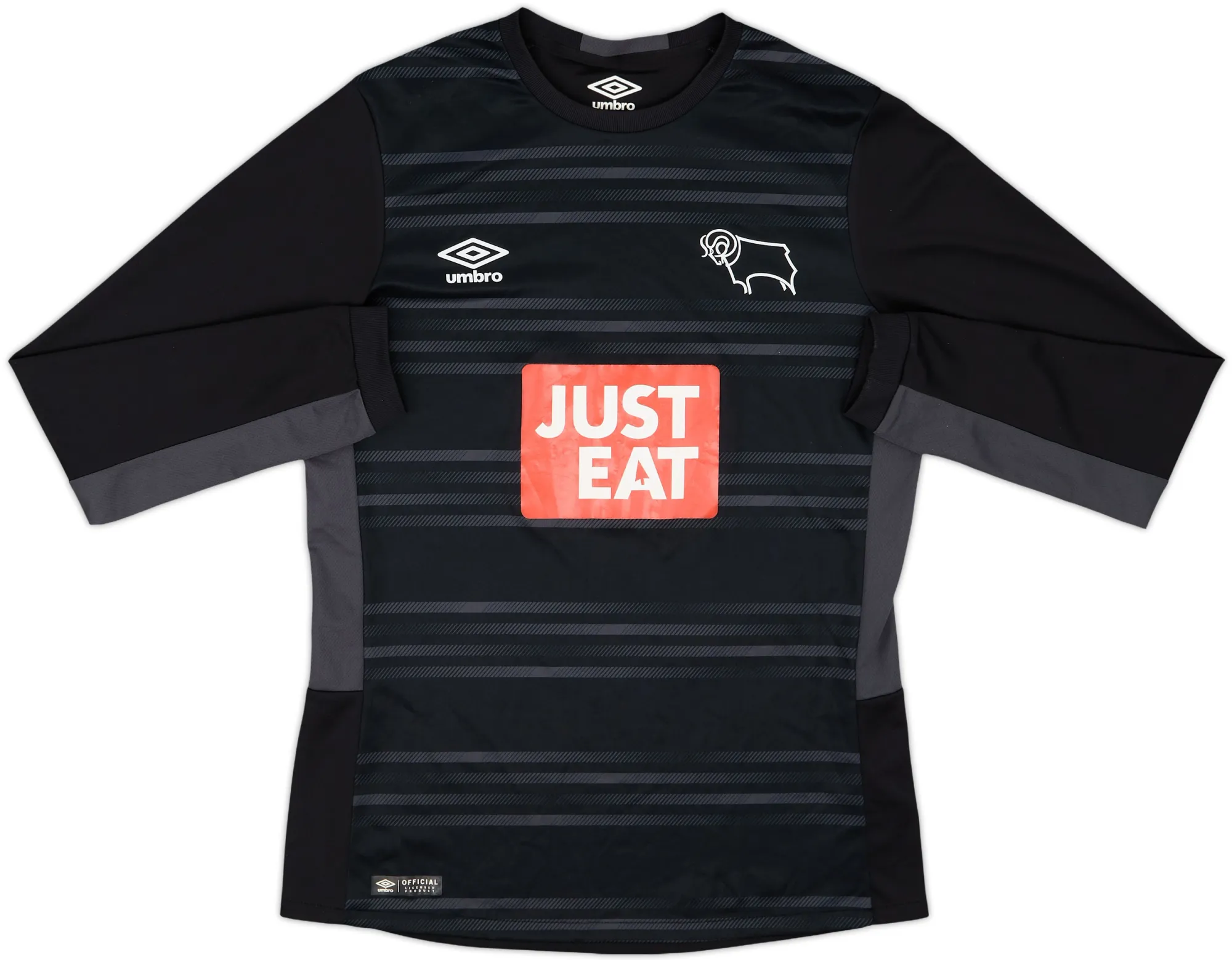 Umbro Derby County Mens LS Goalkeeper Home Shirt 2015/16