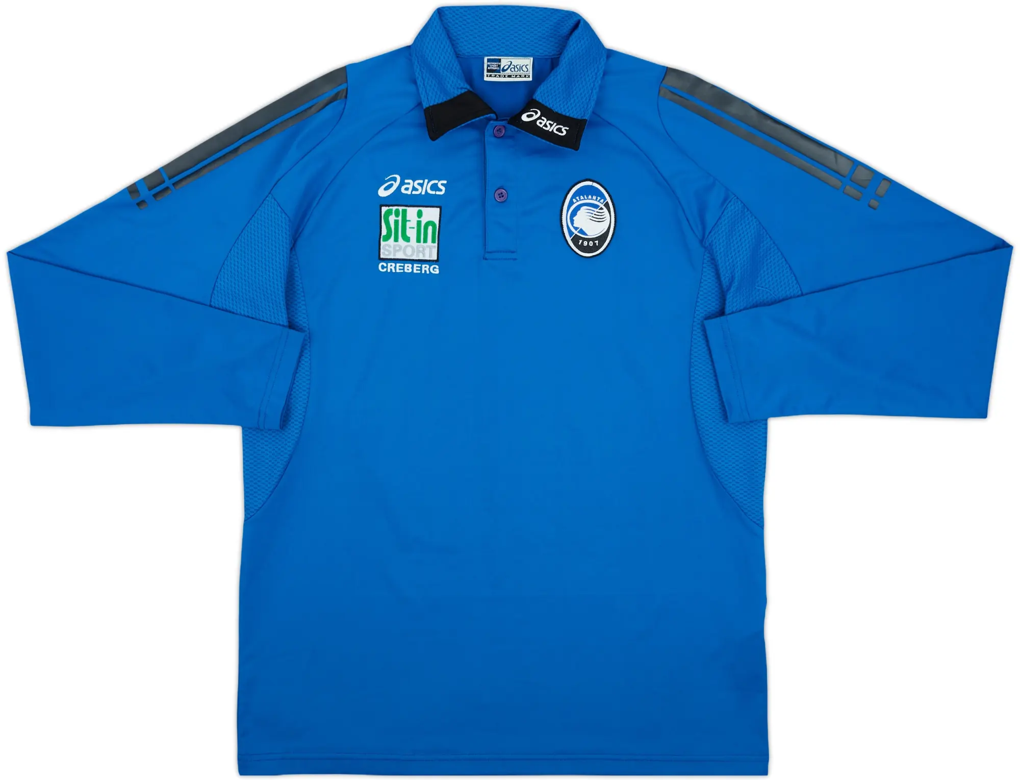2006-07 Atalanta Asics Polo L/S Shirt - 8/10 - (M)