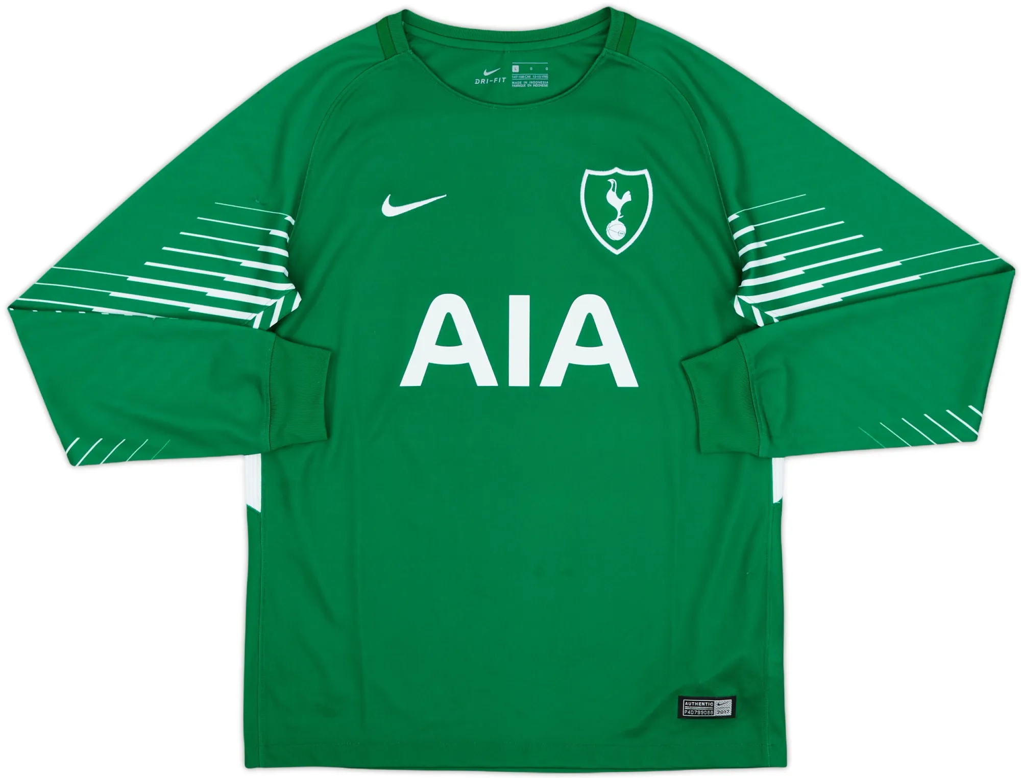 Nike Tottenham Hotspur Boys LS Goalkeeper Home Shirt 2017/18