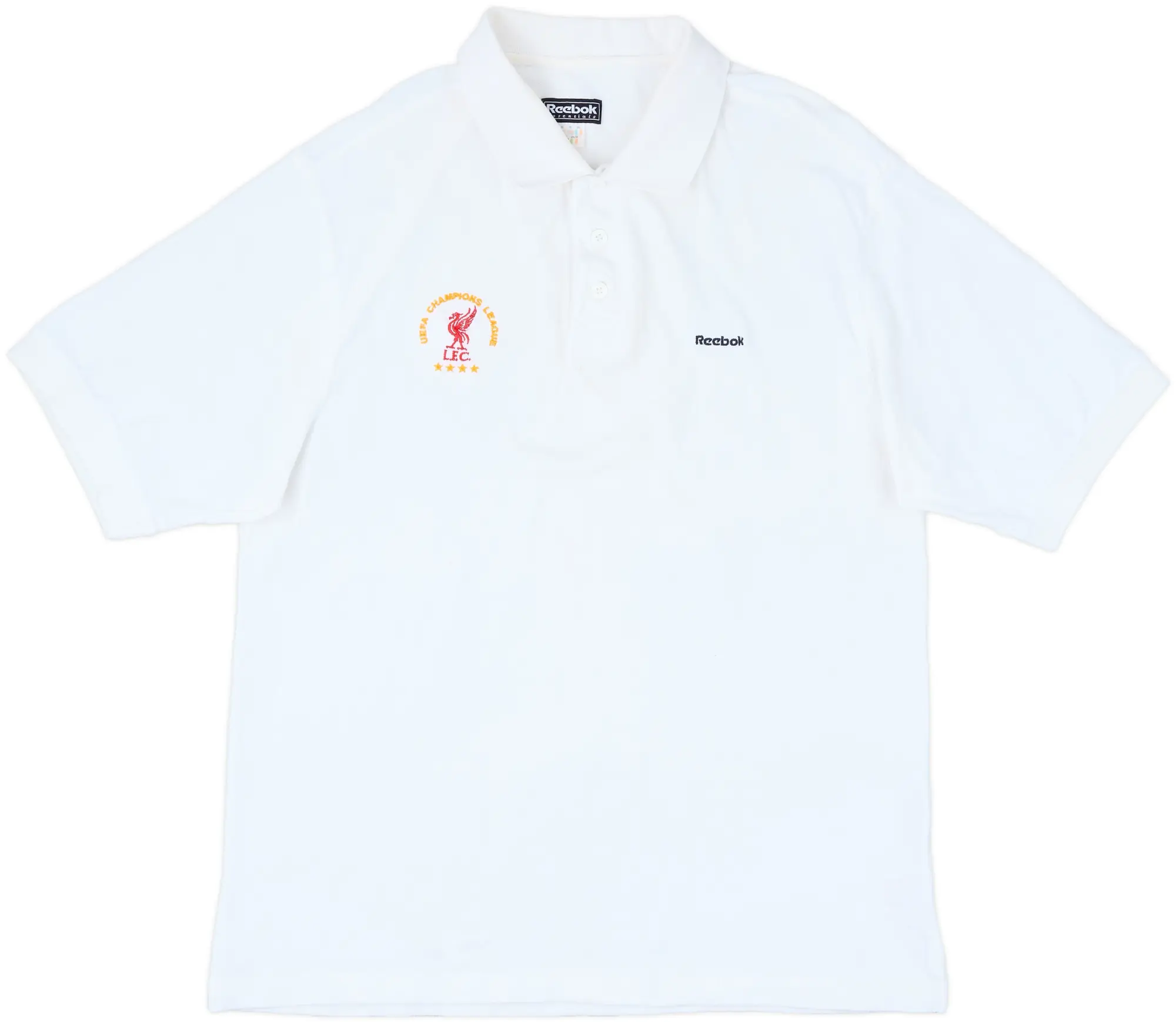 2000-01 Liverpool 'Champions League' Reebok Polo Shirt - 7/10 - (XL)