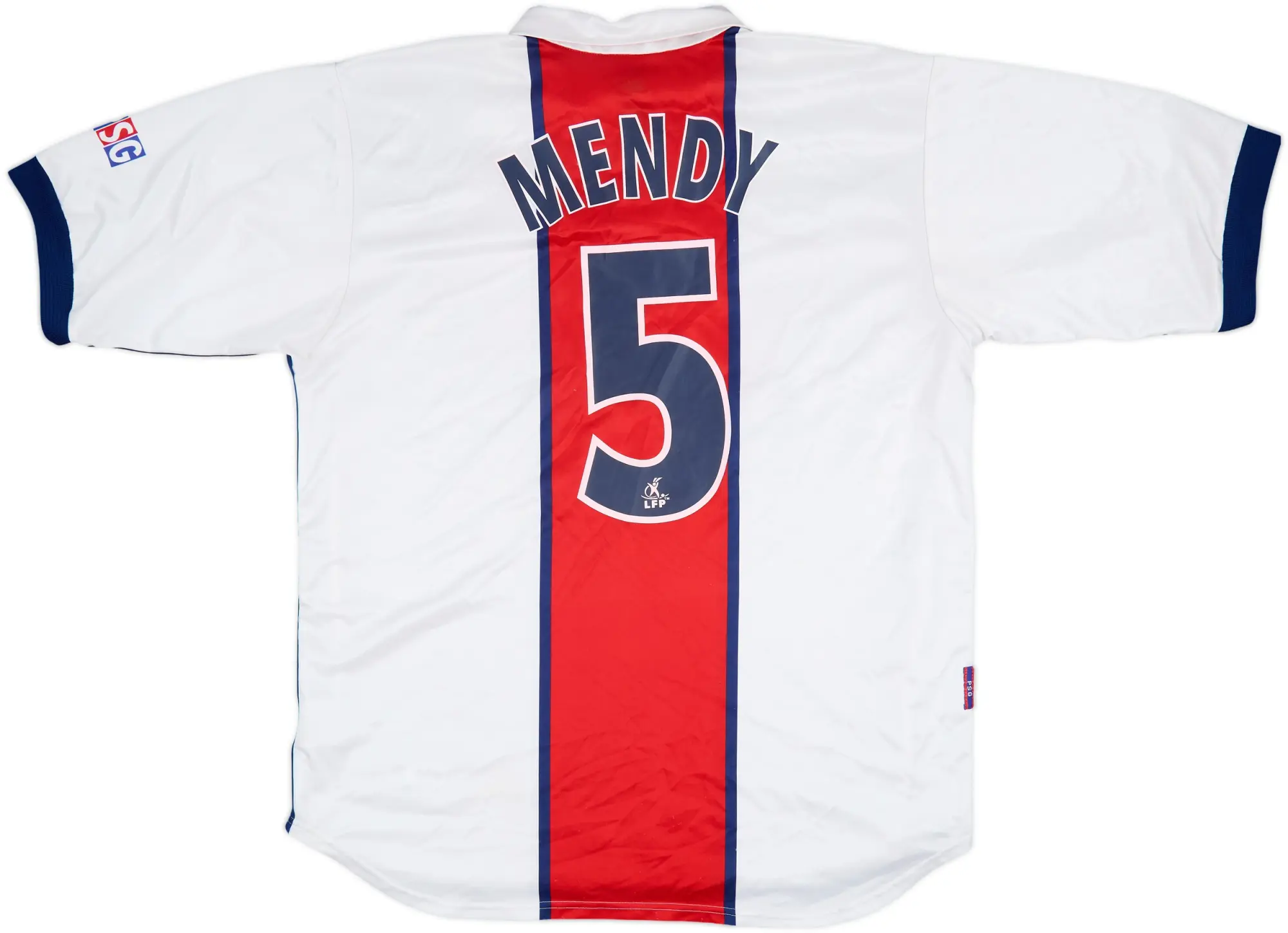 1998-99 Paris Saint-Germain Away Shirt Mendy #5 - 6/10 - (XL)