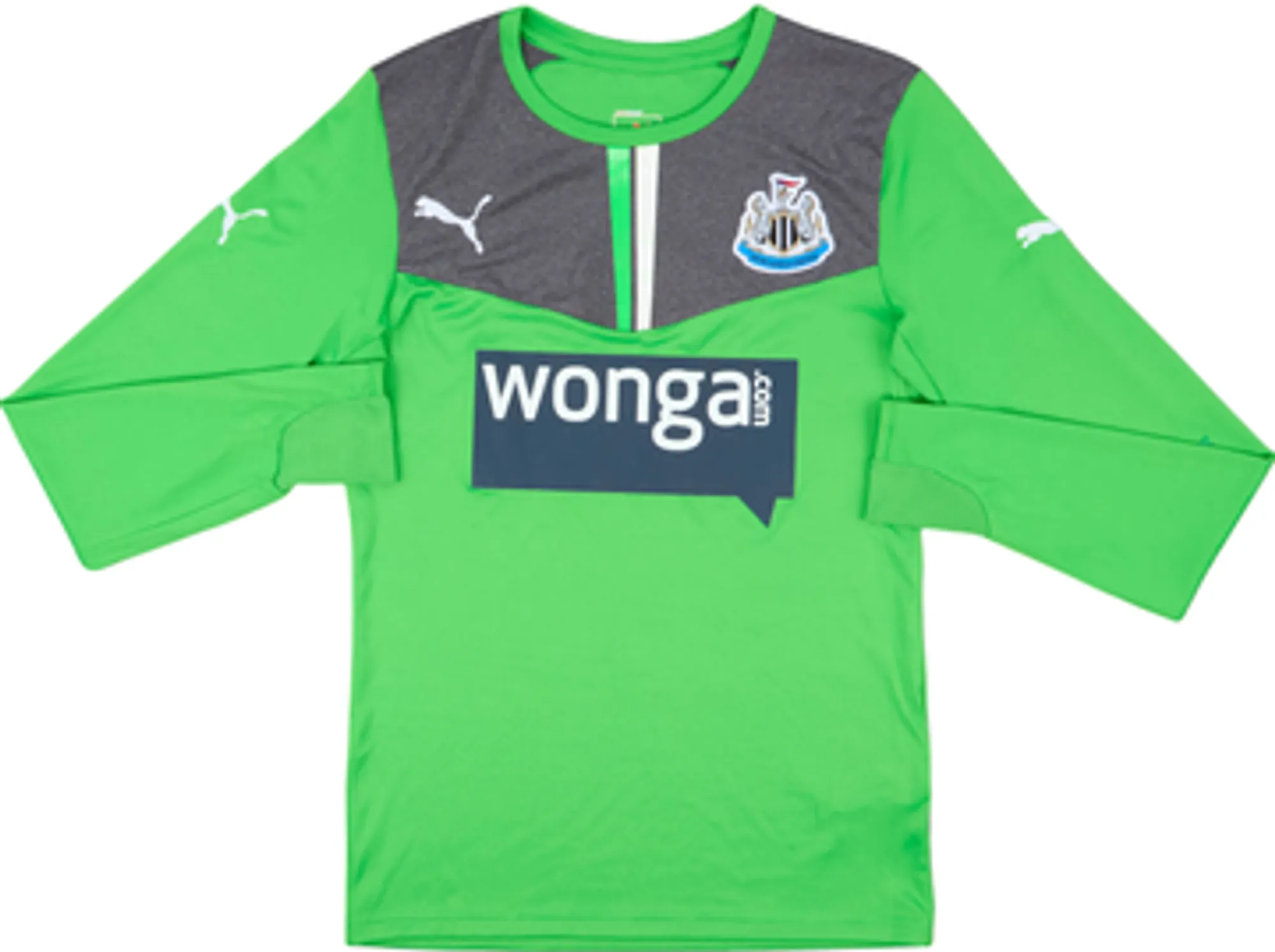 Puma Newcastle United Mens LS Goalkeeper Home Shirt 2013/14