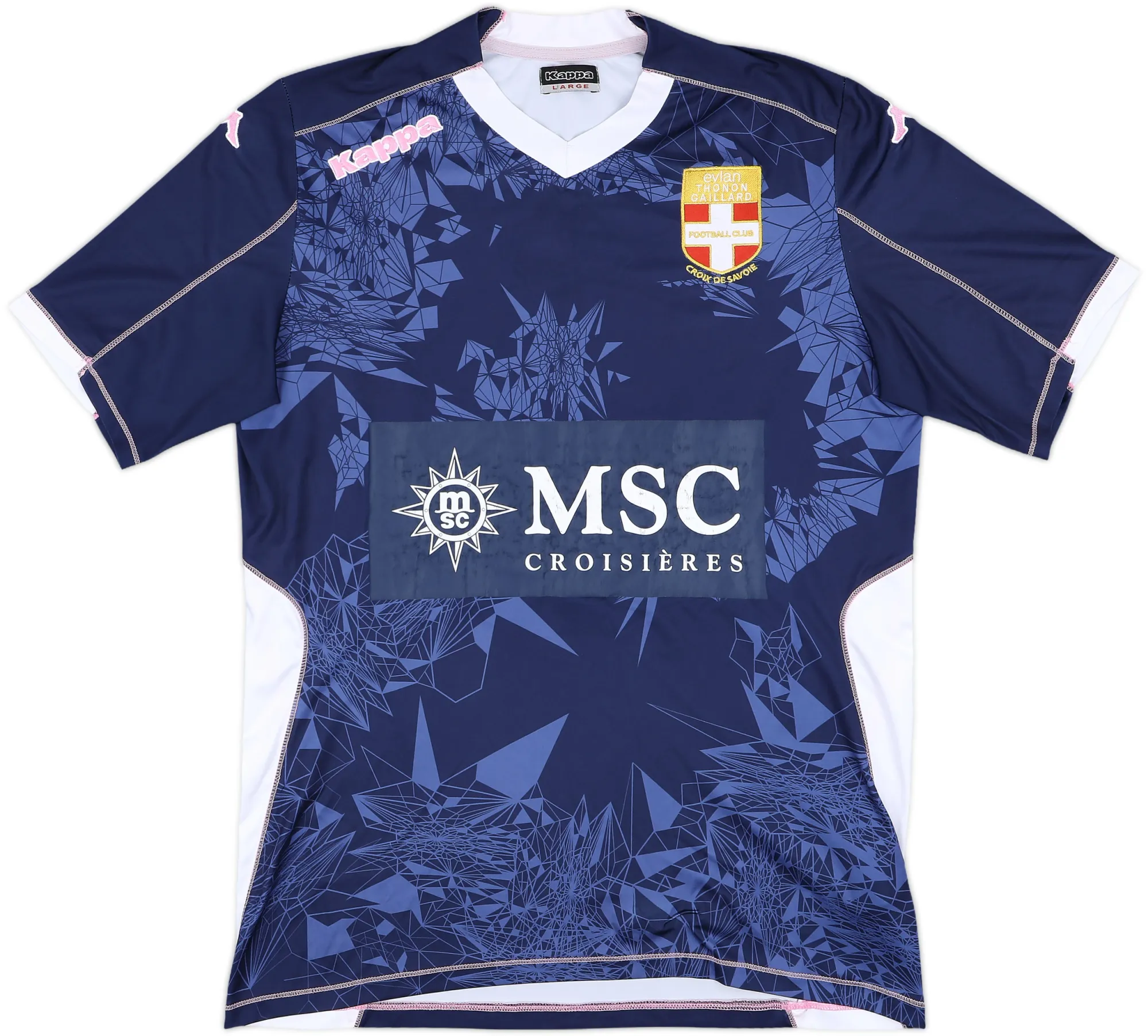 Kappa Evian Mens SS Away Shirt 2014/15