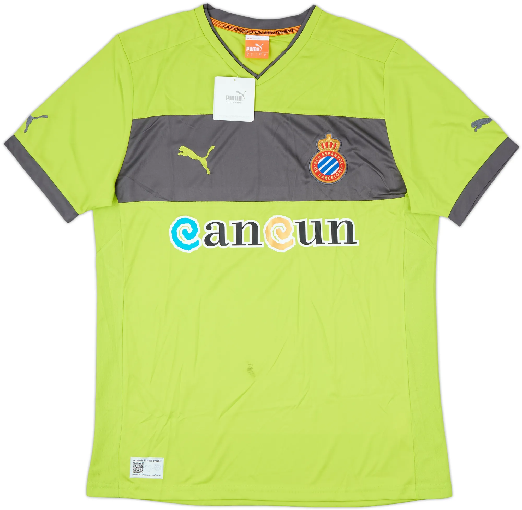 Puma Espanyol Mens SS Away Shirt 2012/13