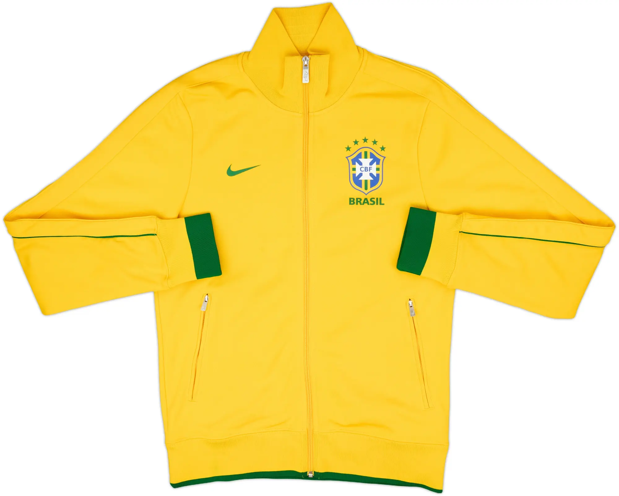 2012-13 Brazil Nike N98 Track Jacket - 8/10 - (S)