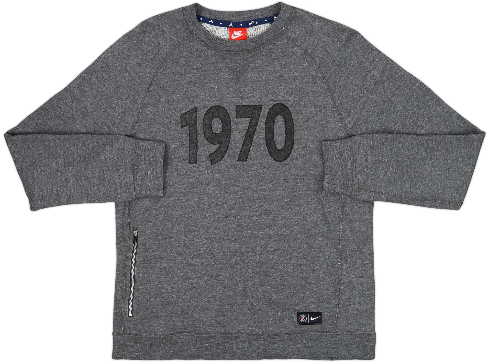 2016-17 Paris Saint-Germain '1970' Nike Sweat Top - 8/10 - (M)