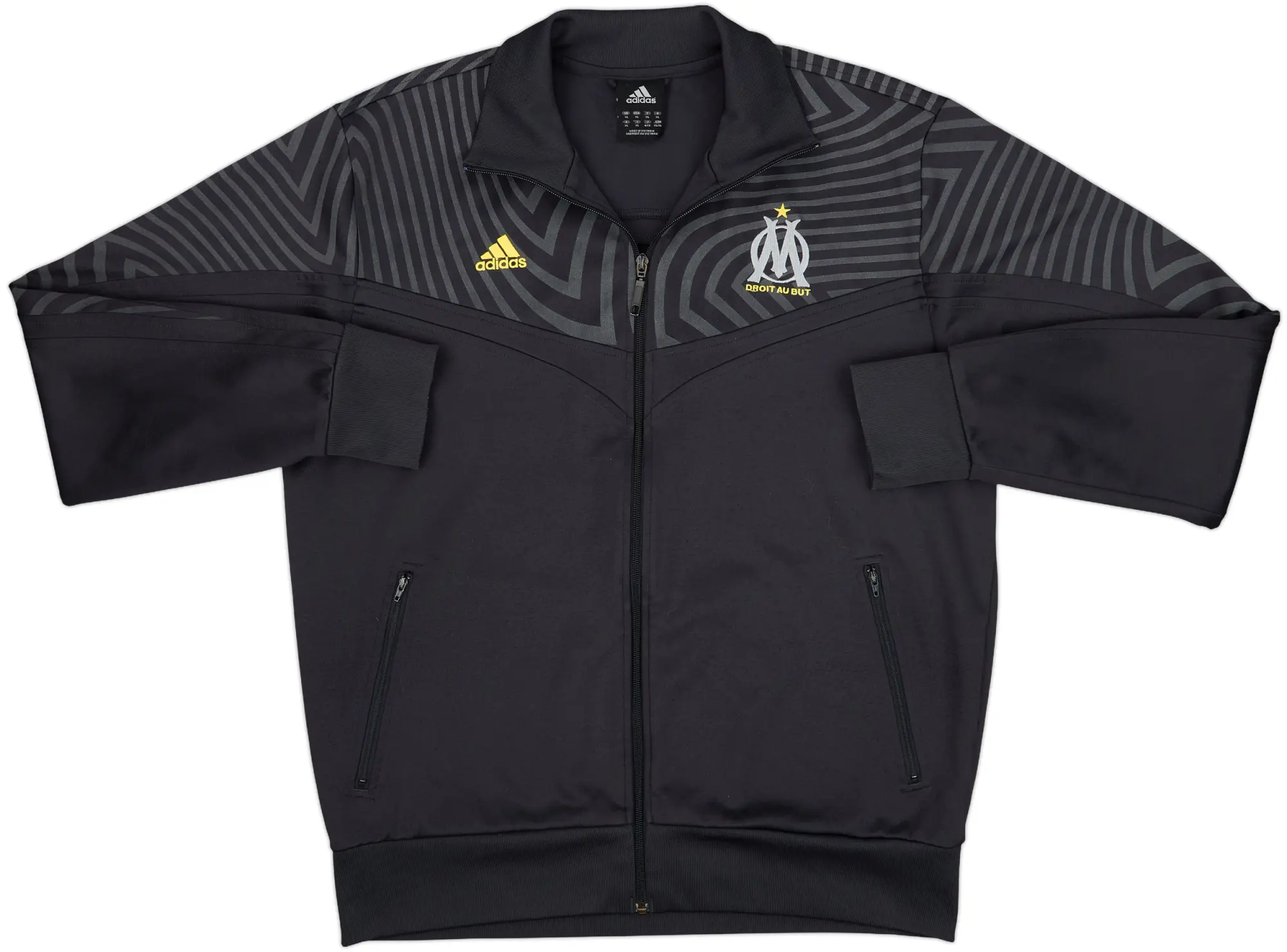 2009-10 Olympique Marseille adidas Track Jacket - 8/10 - (XL)