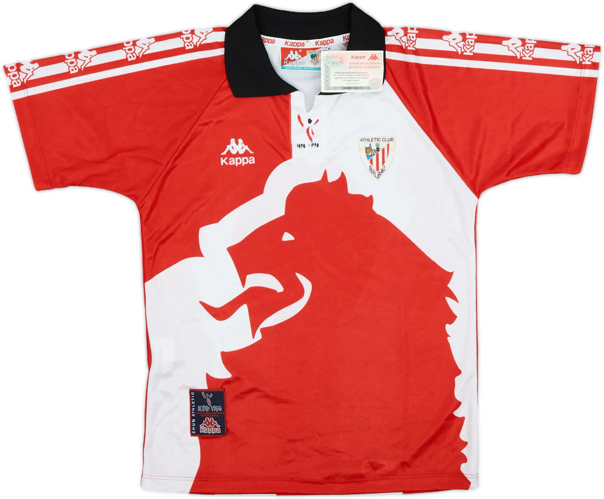 Kappa Athletic Bilbao Boys SS Home Shirt 1997/98