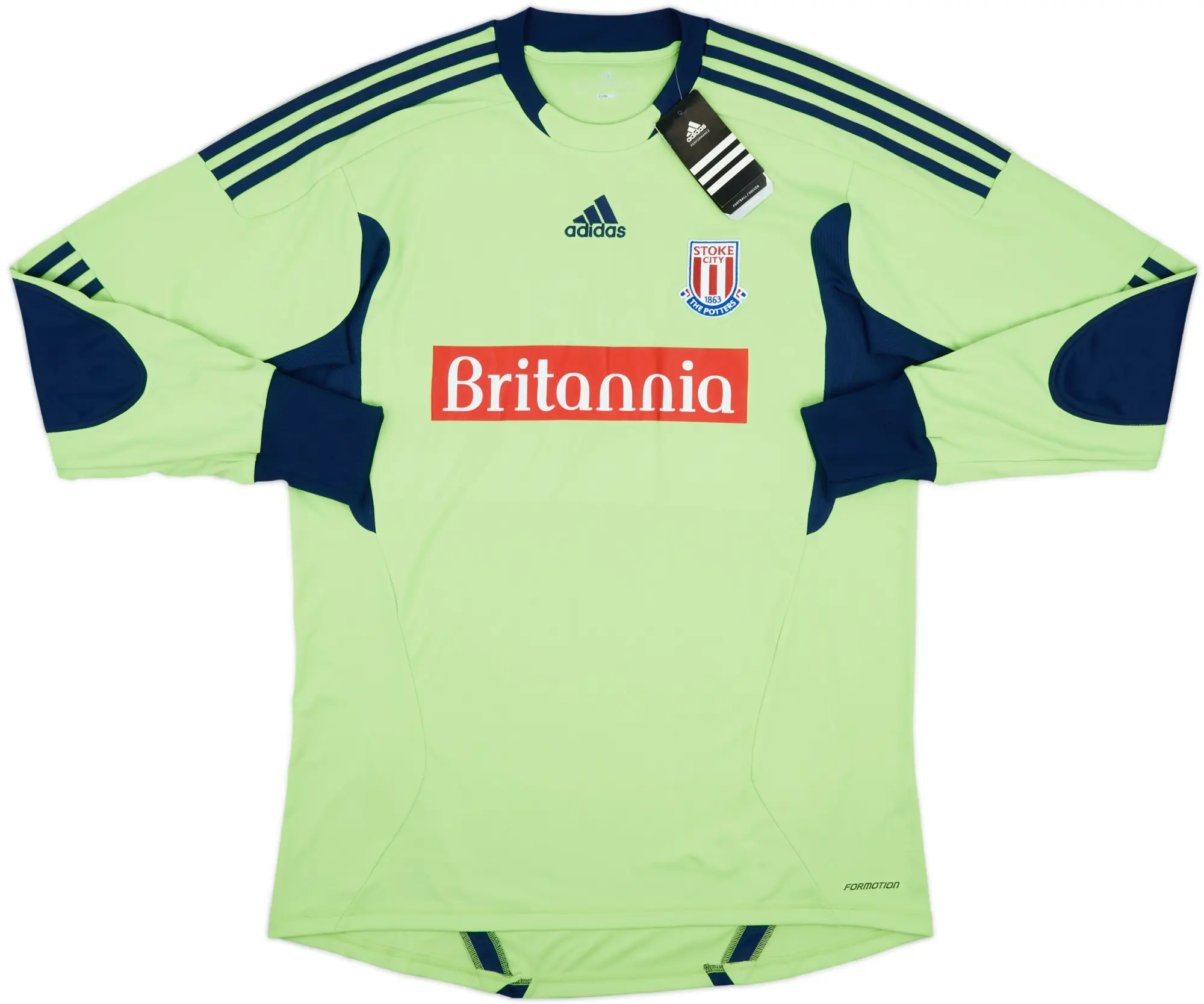 2011-12 Stoke City Green GK Shirt (L)