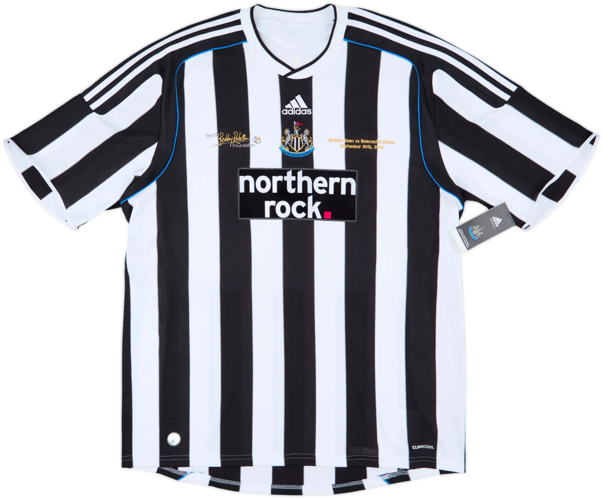 adidas Newcastle United Mens SS Home Shirt 2009/10