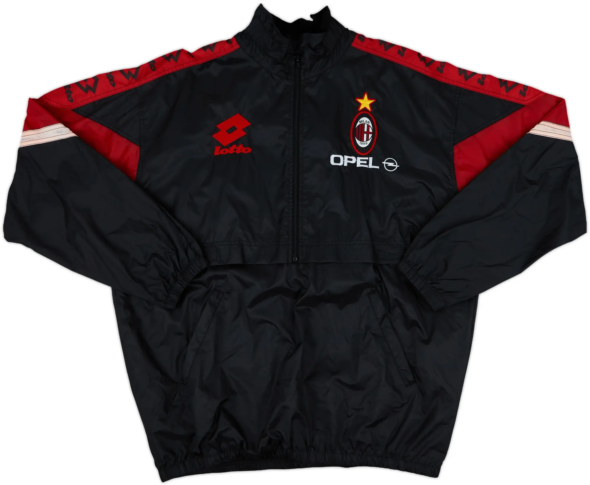 1997-98 AC Milan Lotto Rain Jacket - 7/10 - (XL)