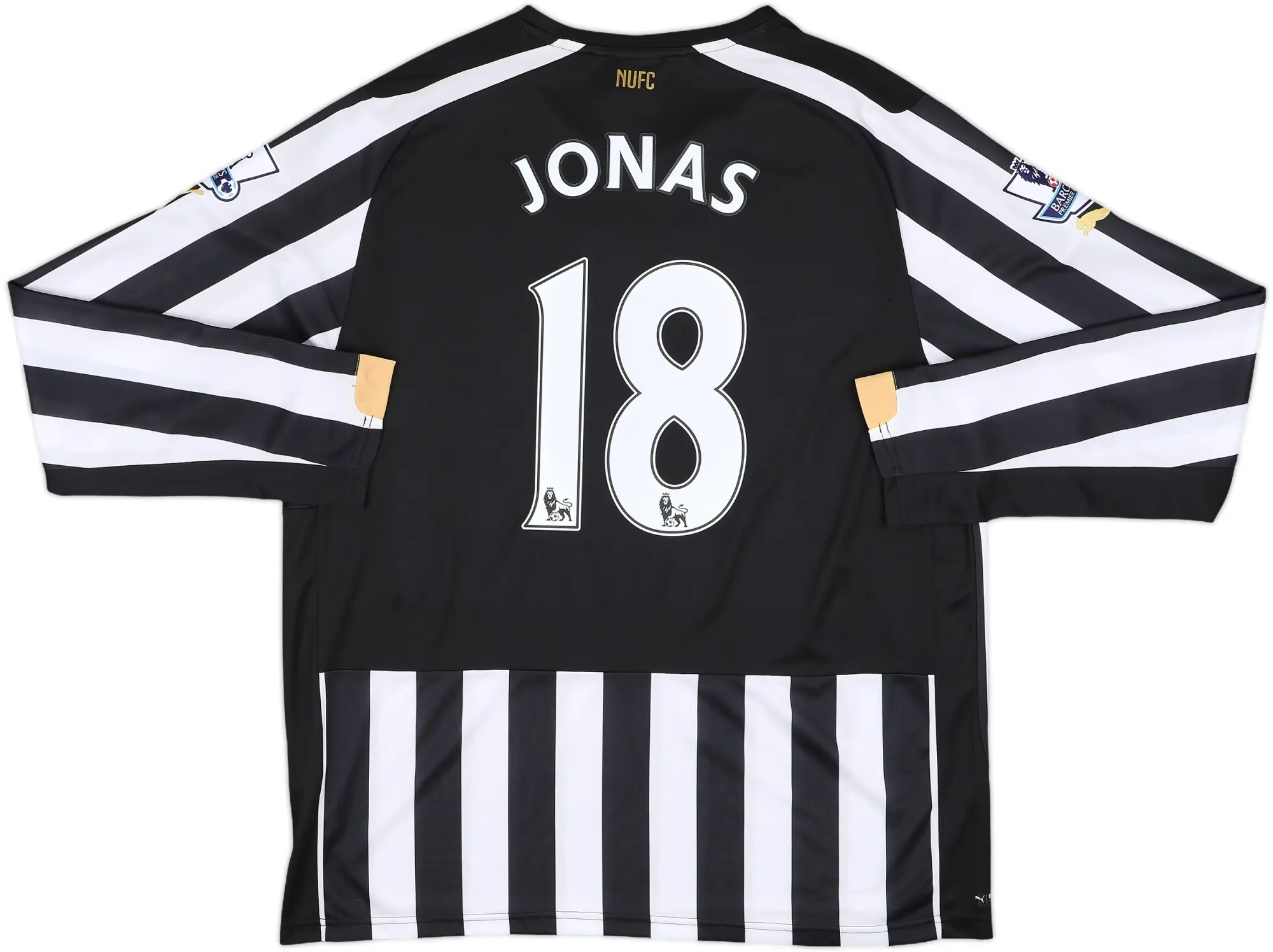 2014-15 Newcastle Home L/S Shirt Jonas #18 (L)