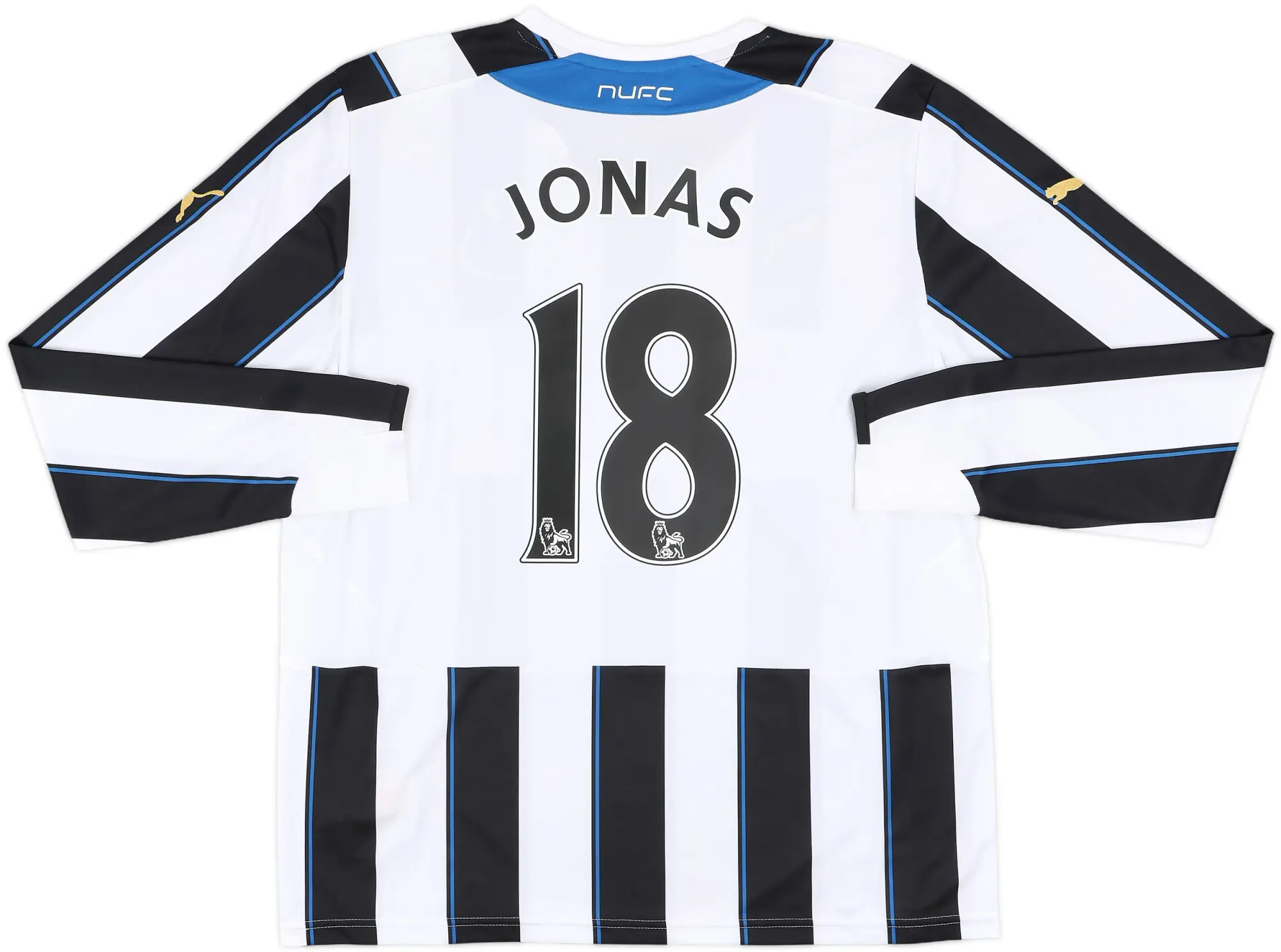 2013-14 Newcastle Home L/S Shirt Jonas #18 (L)