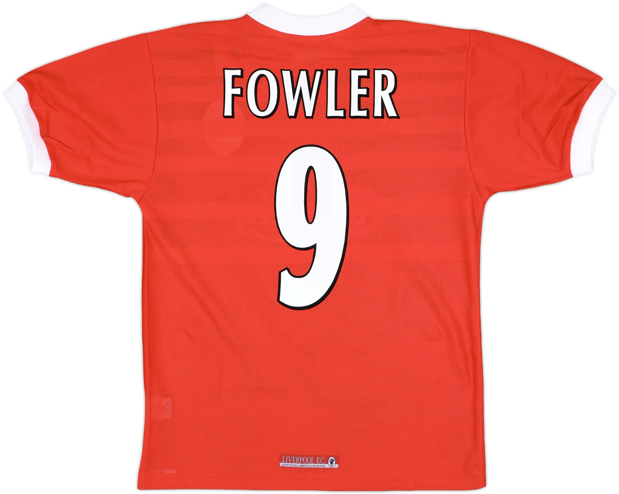 1998-00 Liverpool Home Shirt Fowler #9 (M)