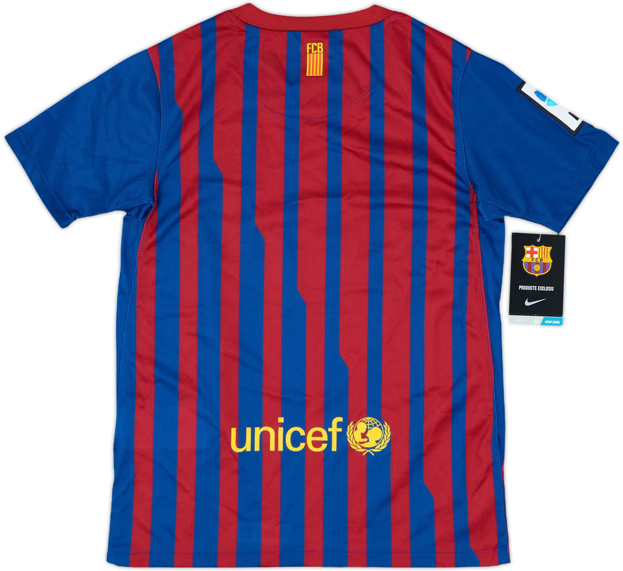 Nike Barcelona Boys SS Home Shirt 2011/12