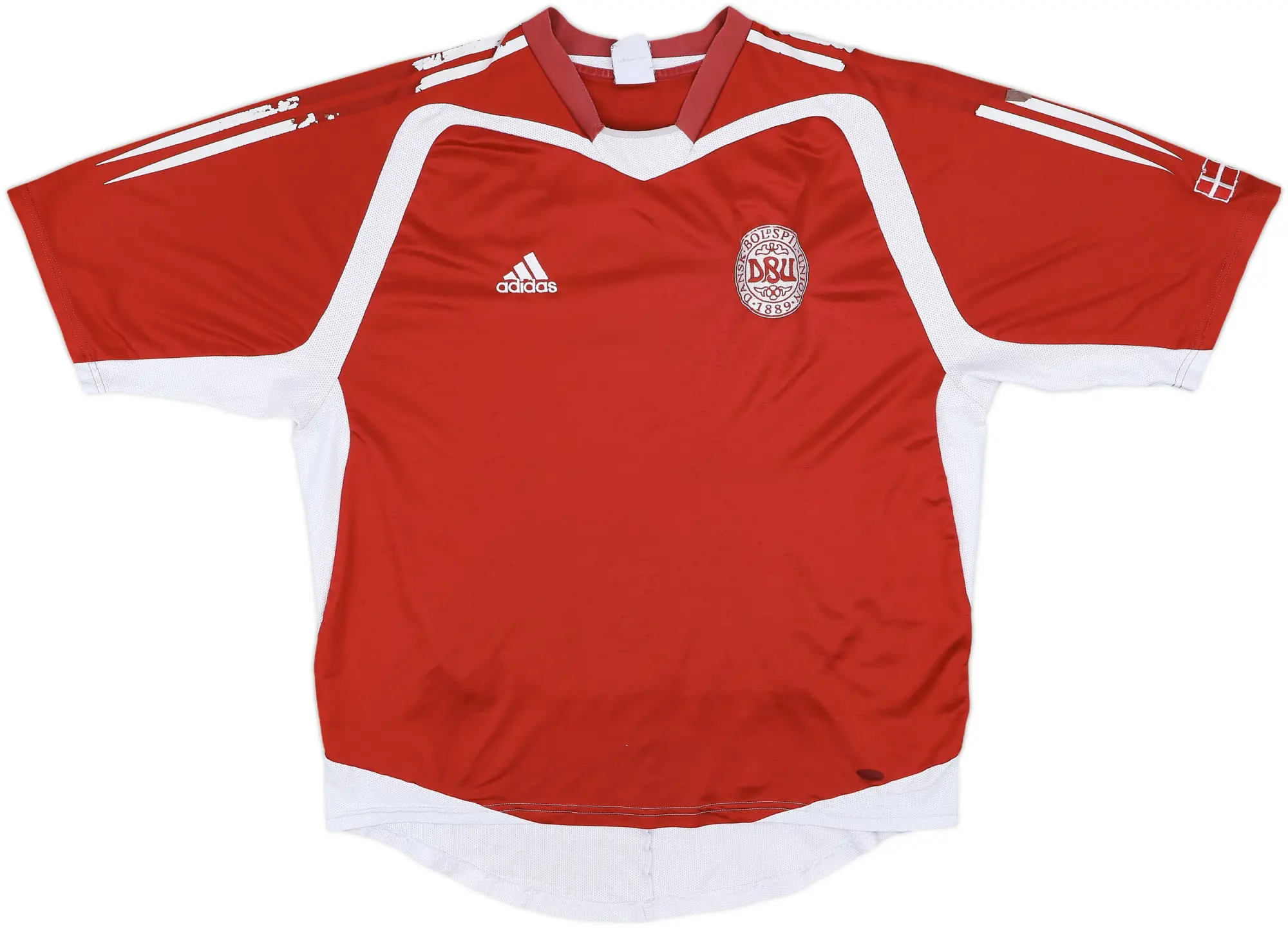 adidas Denmark Mens SS Home Shirt 2004
