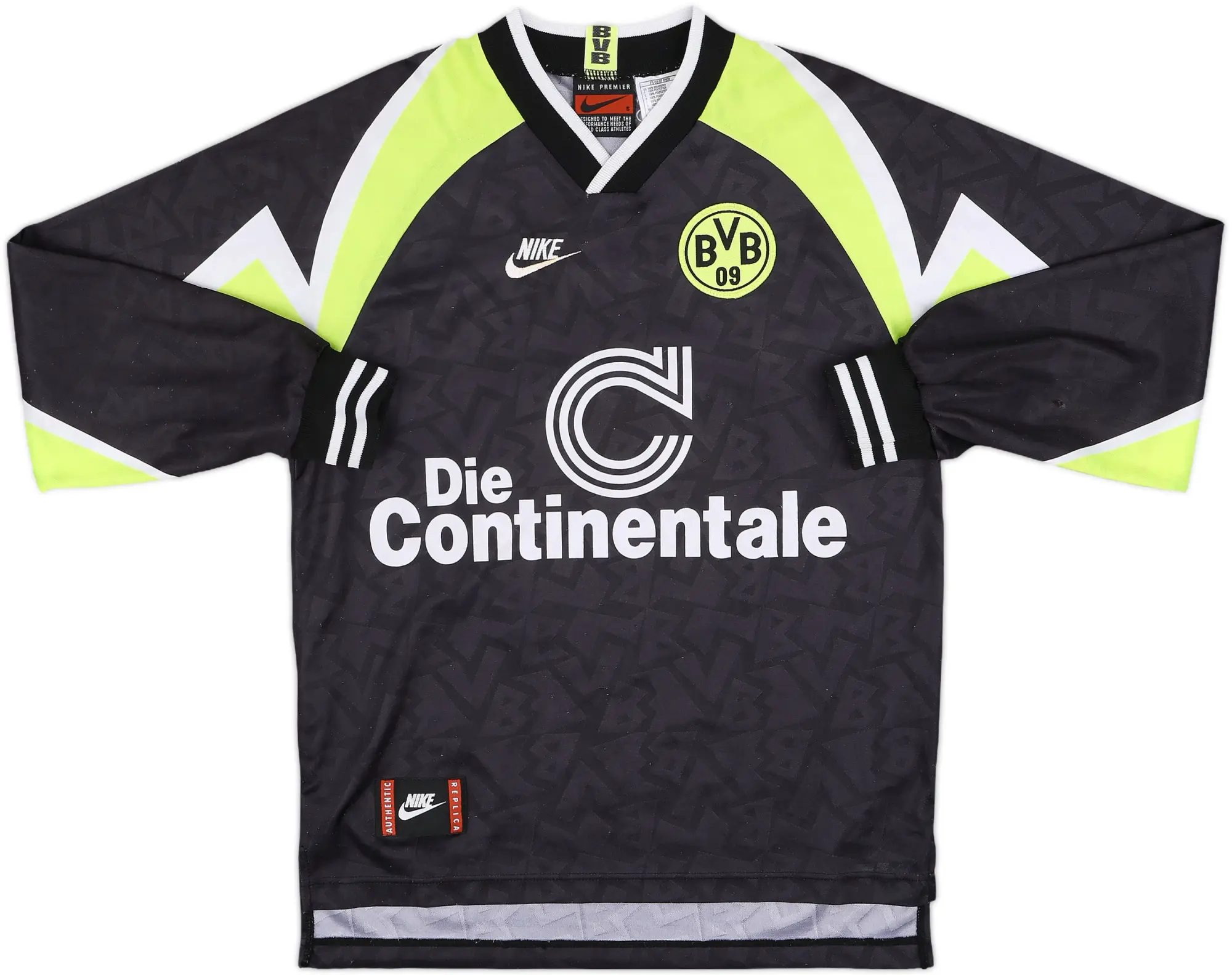 Nike Borussia Dortmund Mens LS Away Shirt 1995/96